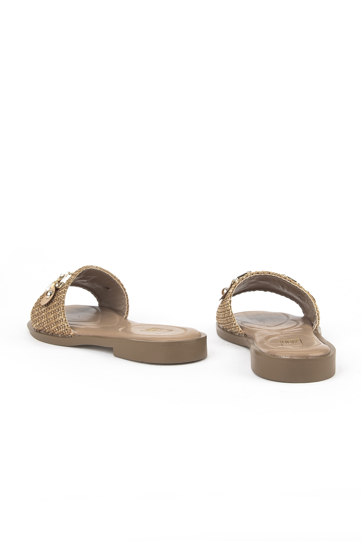 Hasır Kadın Terlik 1511044Z5001 Vizon - Görsel 4