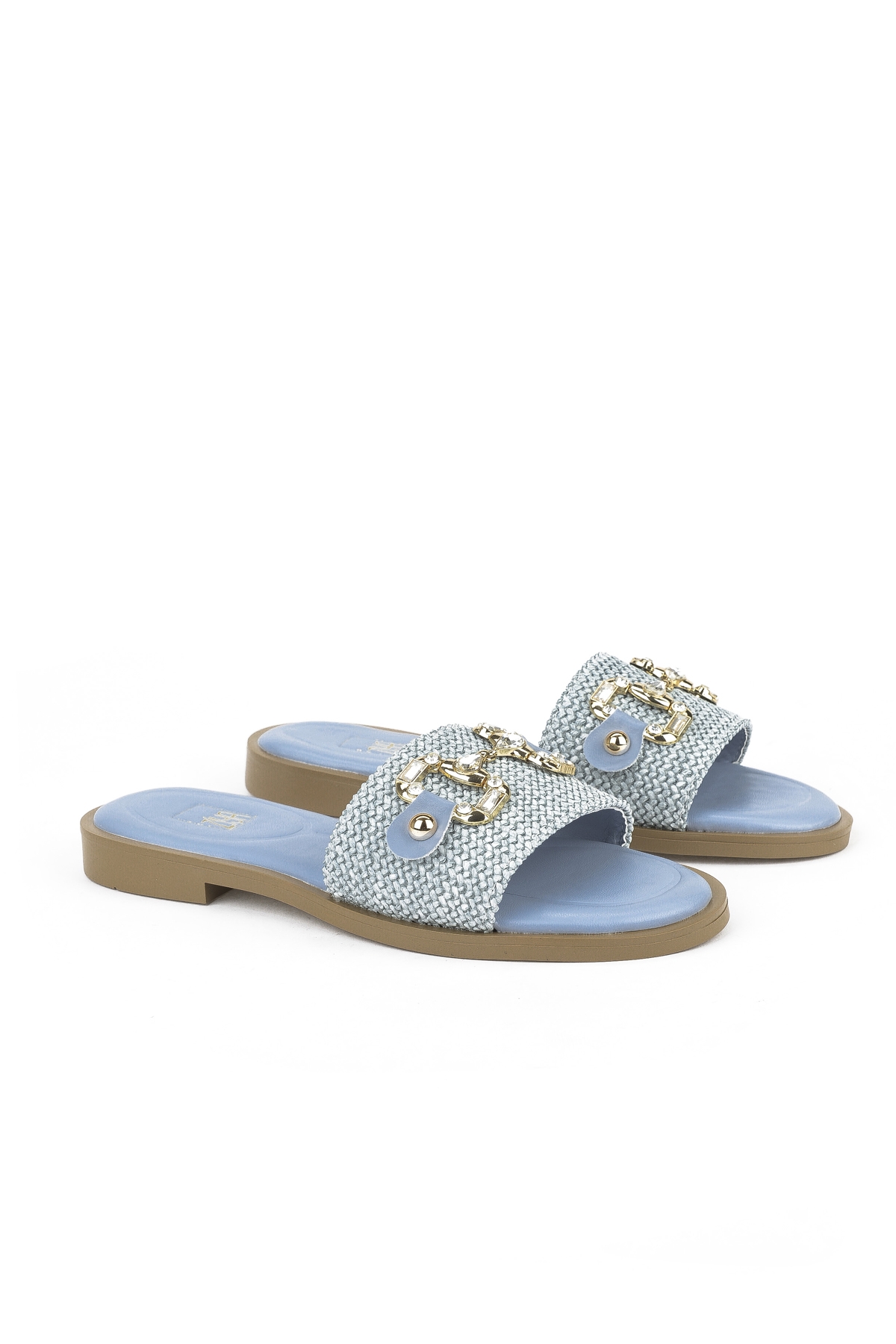 Hasır Kadın Terlik 1511044Z5001 Mavi - Görsel 3