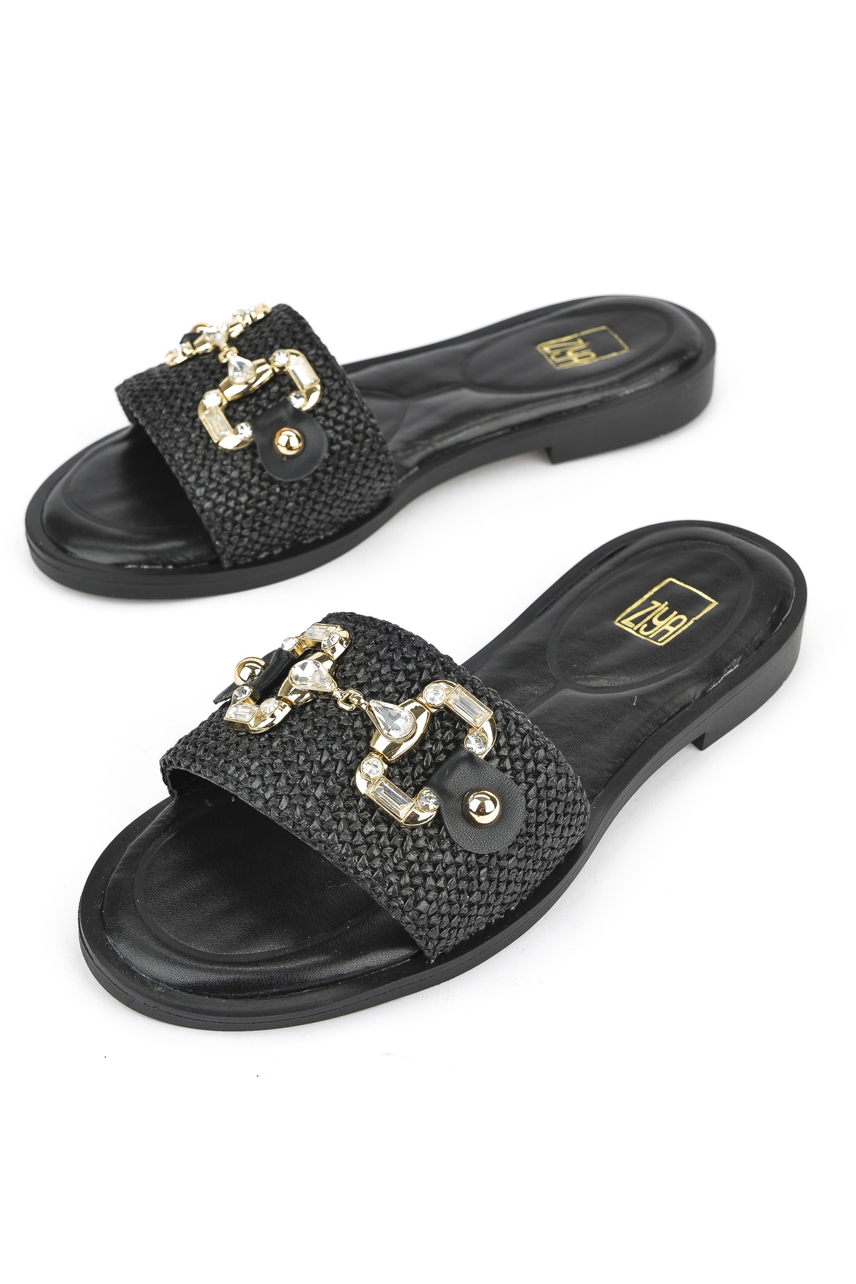 Hasır Kadın Terlik 1511044Z5001 Siyah - Görsel 6