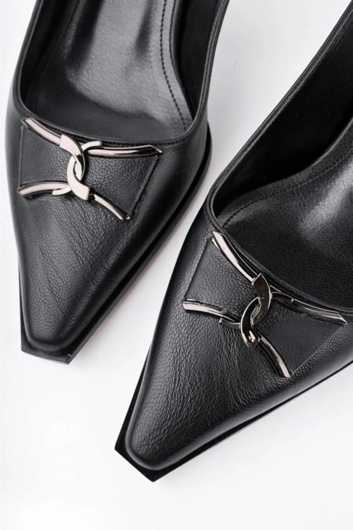 Pisagor Ps-31980 Kadın 4 Cm Arkası Açık Ayakkabı - Görsel 5