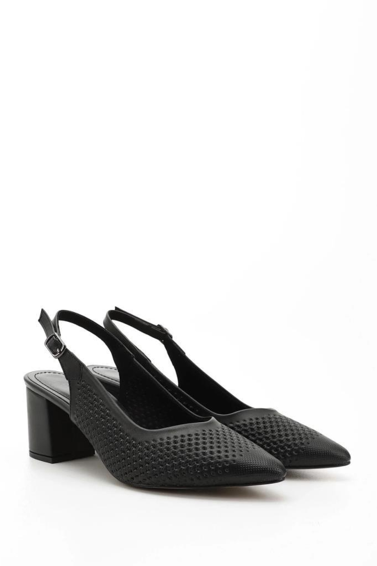 Pisagor Ps-32470 Kadın Arkası Açık Topuklu Ayakkabı - Görsel 3