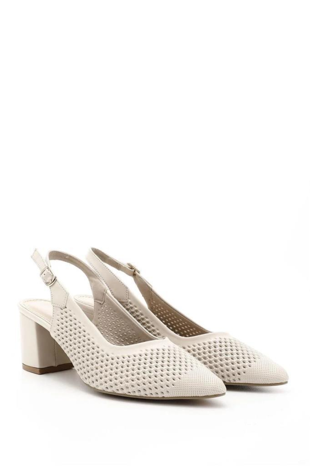 Pisagor Ps-32470 Kadın Arkası Açık Topuklu Ayakkabı - Görsel 6