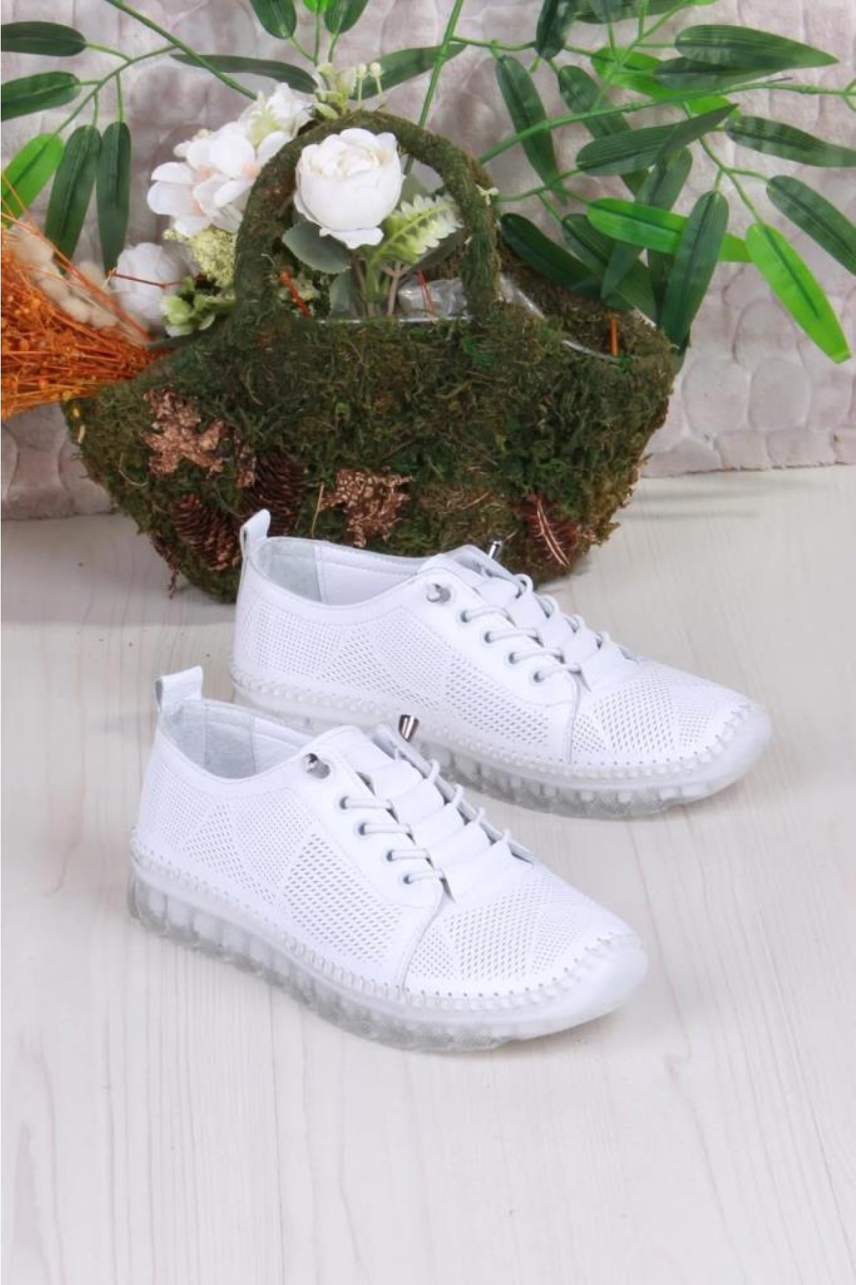 Pisagor Ps-33040 Ortopedik Kadın Günlük Hakiki Deri Ayakkabı - Görsel 4