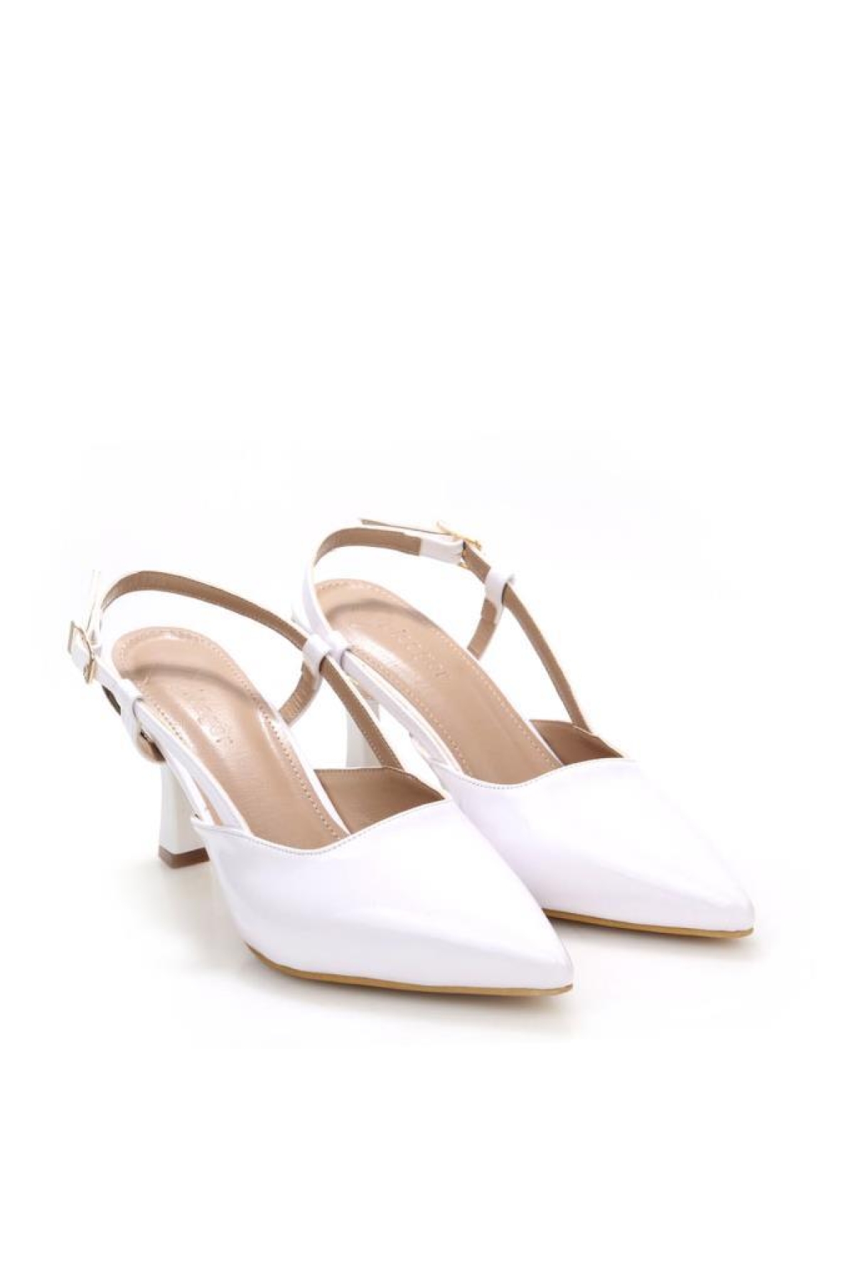 Pisagor Ps-32500 Kadın Arkası Açık Topuklu Ayakkabı - Görsel 5