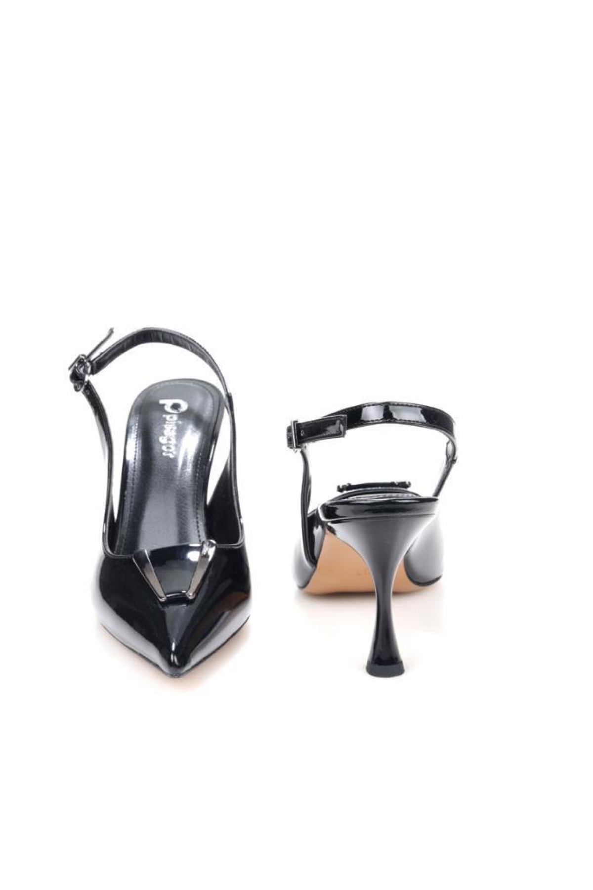 Pisagor Ps-32170 7 Cm Topuklu Kadın Stiletto Abiye Ayakkabı - Görsel 4