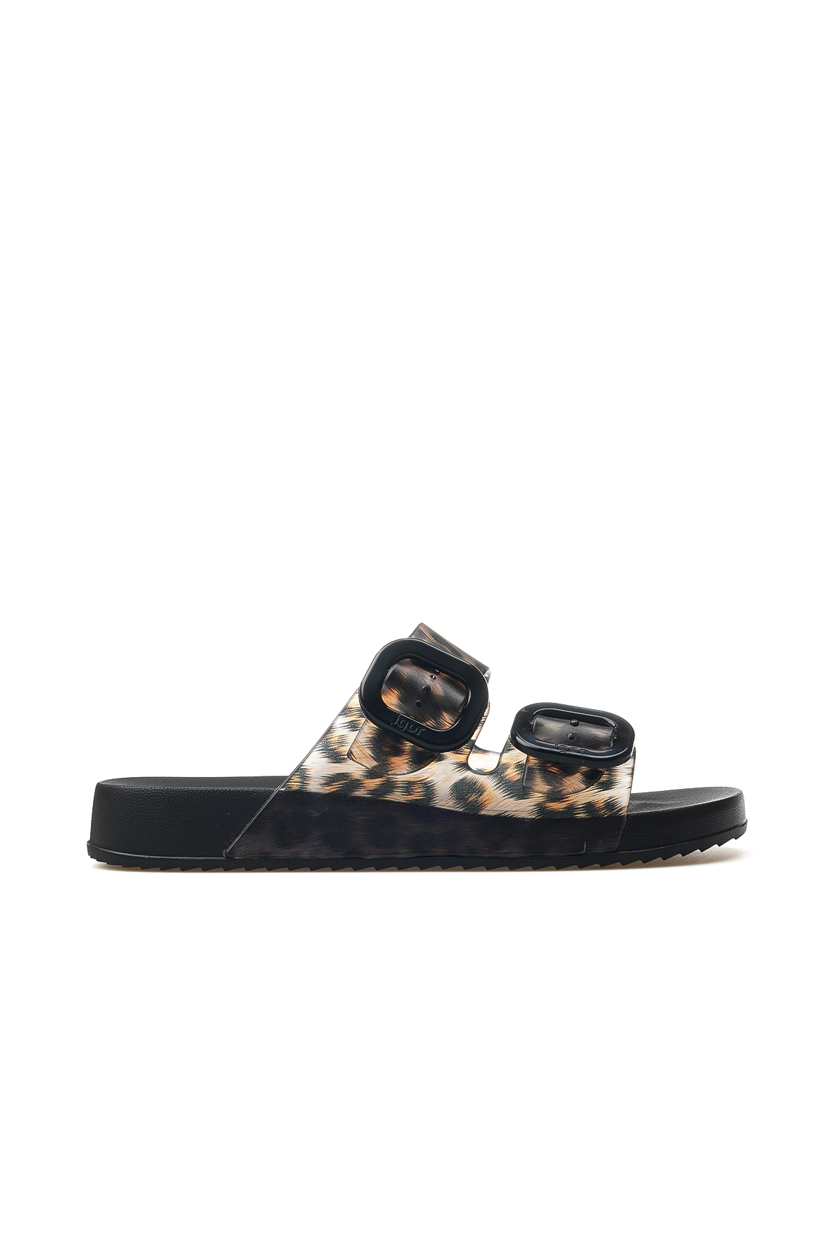 Habana Brıllo Leo Kadın Toka Detaylı Havuz-plaj-günlük Terlik 25y S10336 Siyah - Görsel 2