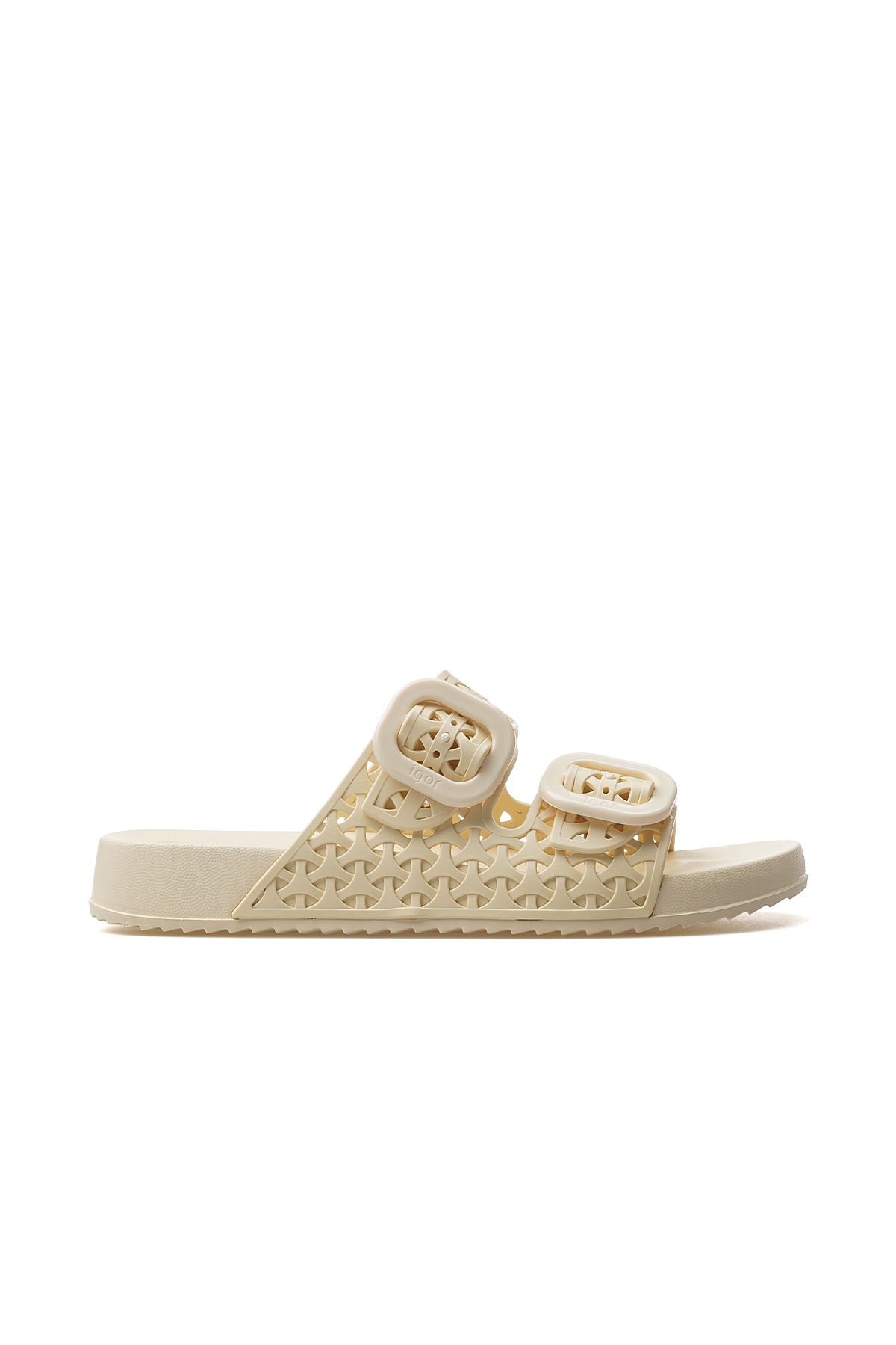 Habana Fersh Kadın Toka Detaylı Havuz-plaj-günlük Terlik 25y S10344 Fil Dişi - Görsel 2