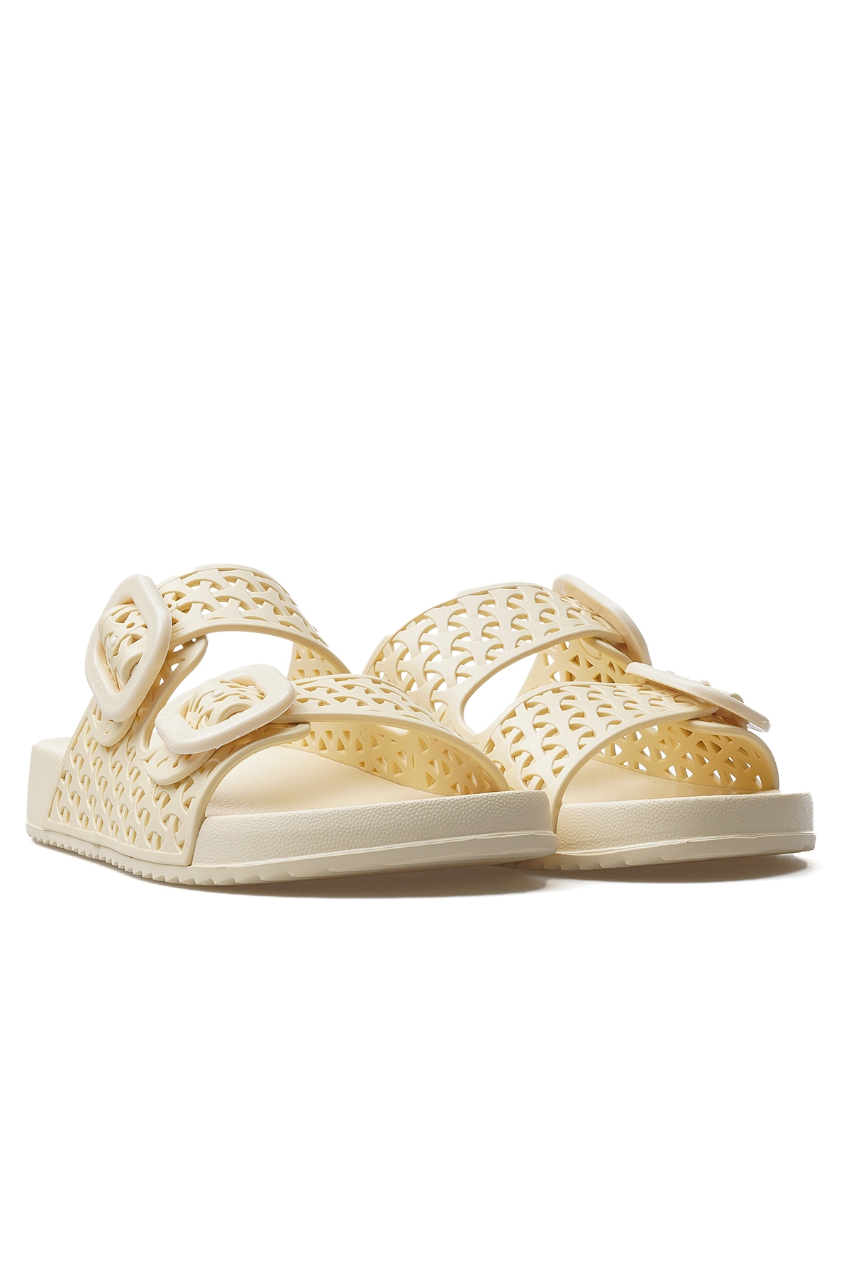 Habana Fersh Kadın Toka Detaylı Havuz-plaj-günlük Terlik 25y S10344 Fil Dişi - Görsel 6