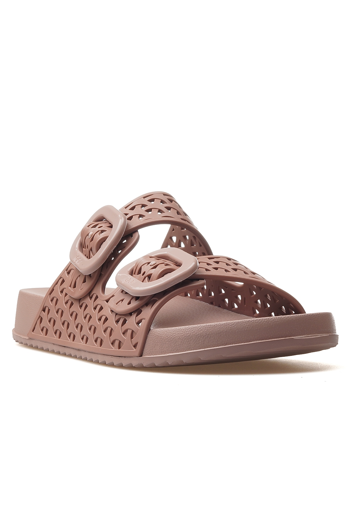 Habana Fersh Kadın Toka Detaylı Havuz-plaj-günlük Terlik 25y S10344 Pudra - Görsel 5