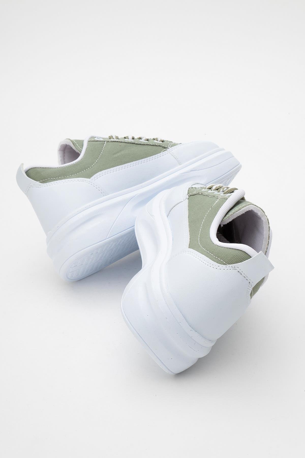 Kadın Anorak Spor Ayakkabı BEYAZ YEŞİL - Görsel 5