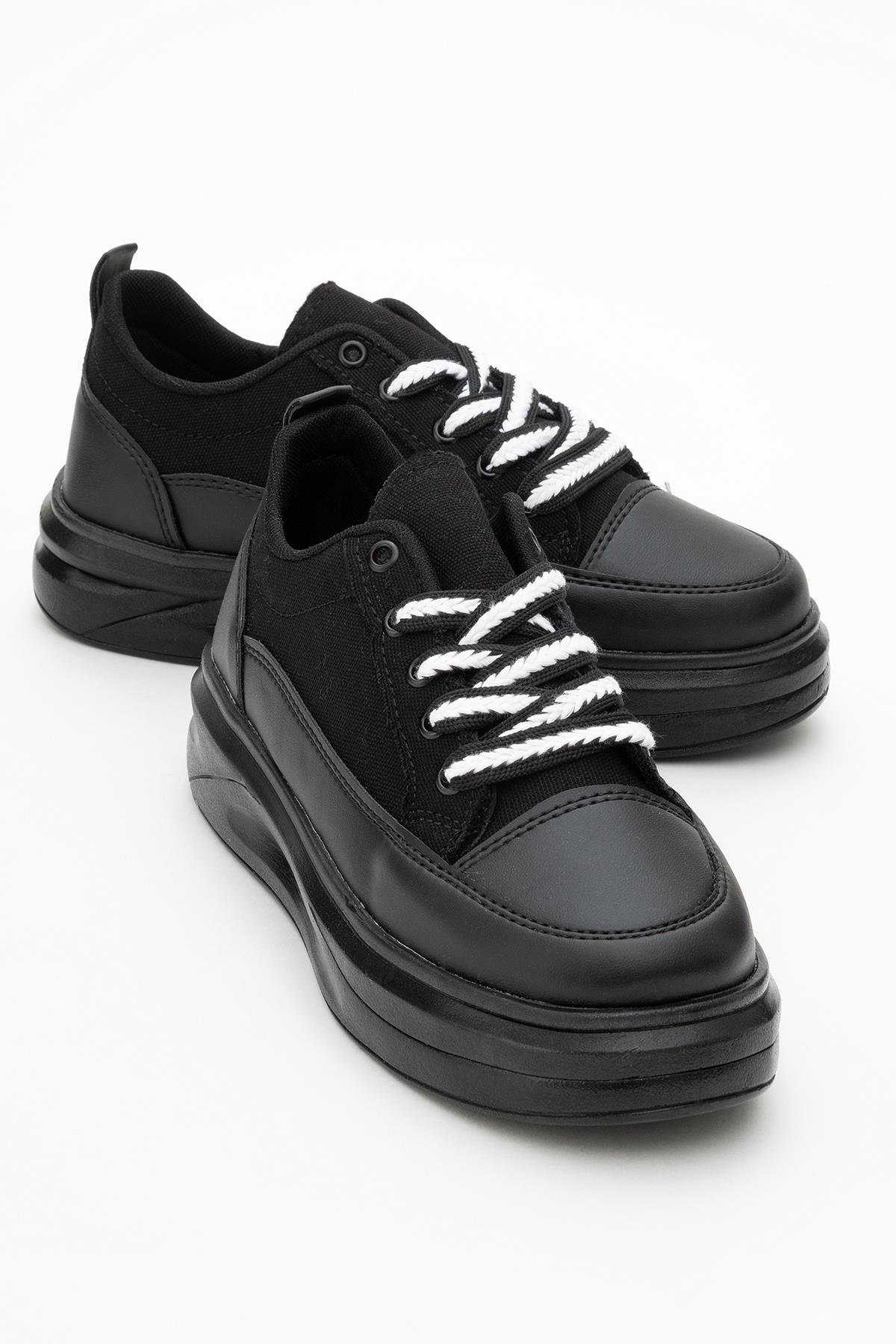 Kadın Anorak Spor Ayakkabı SİYAH SİYAH - Görsel 2