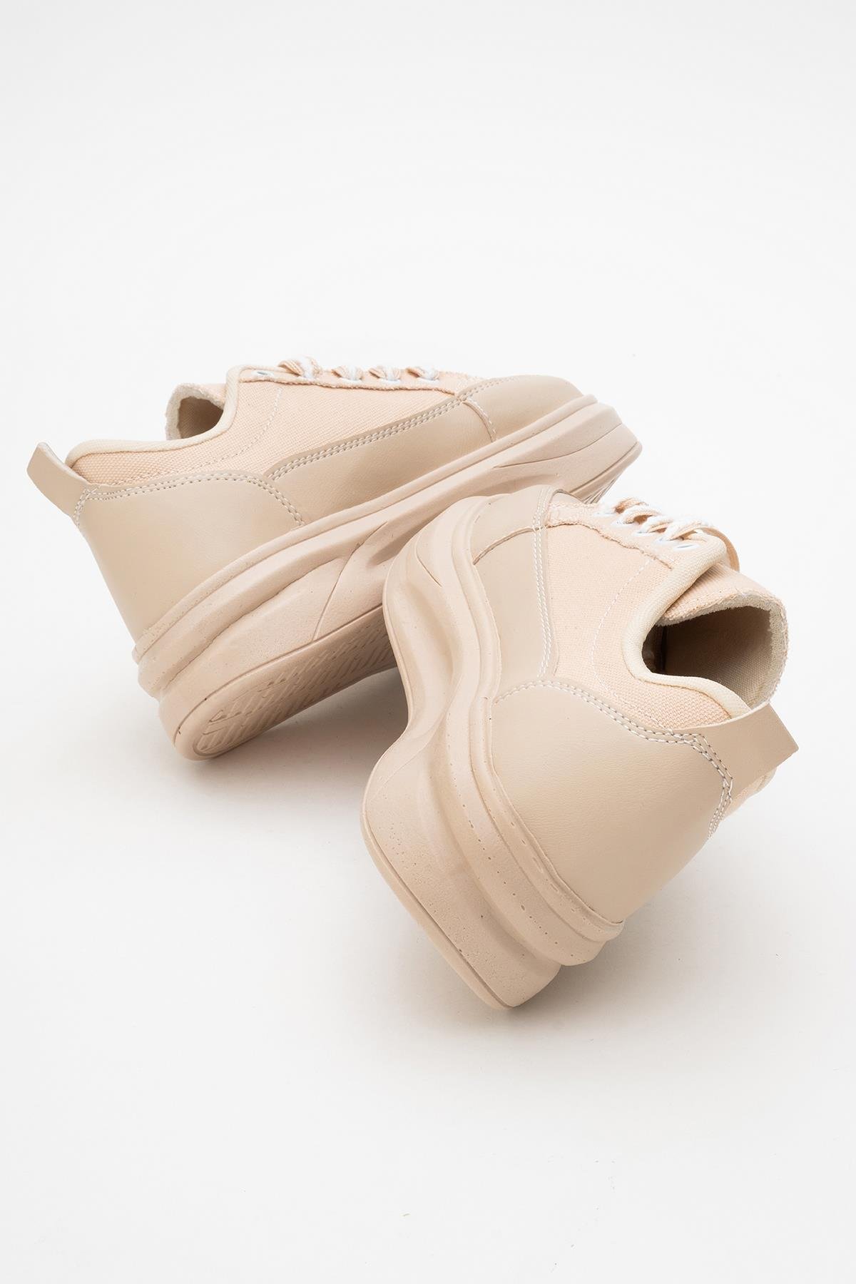 Kadın Anorak Spor Ayakkabı BEJ - Görsel 5