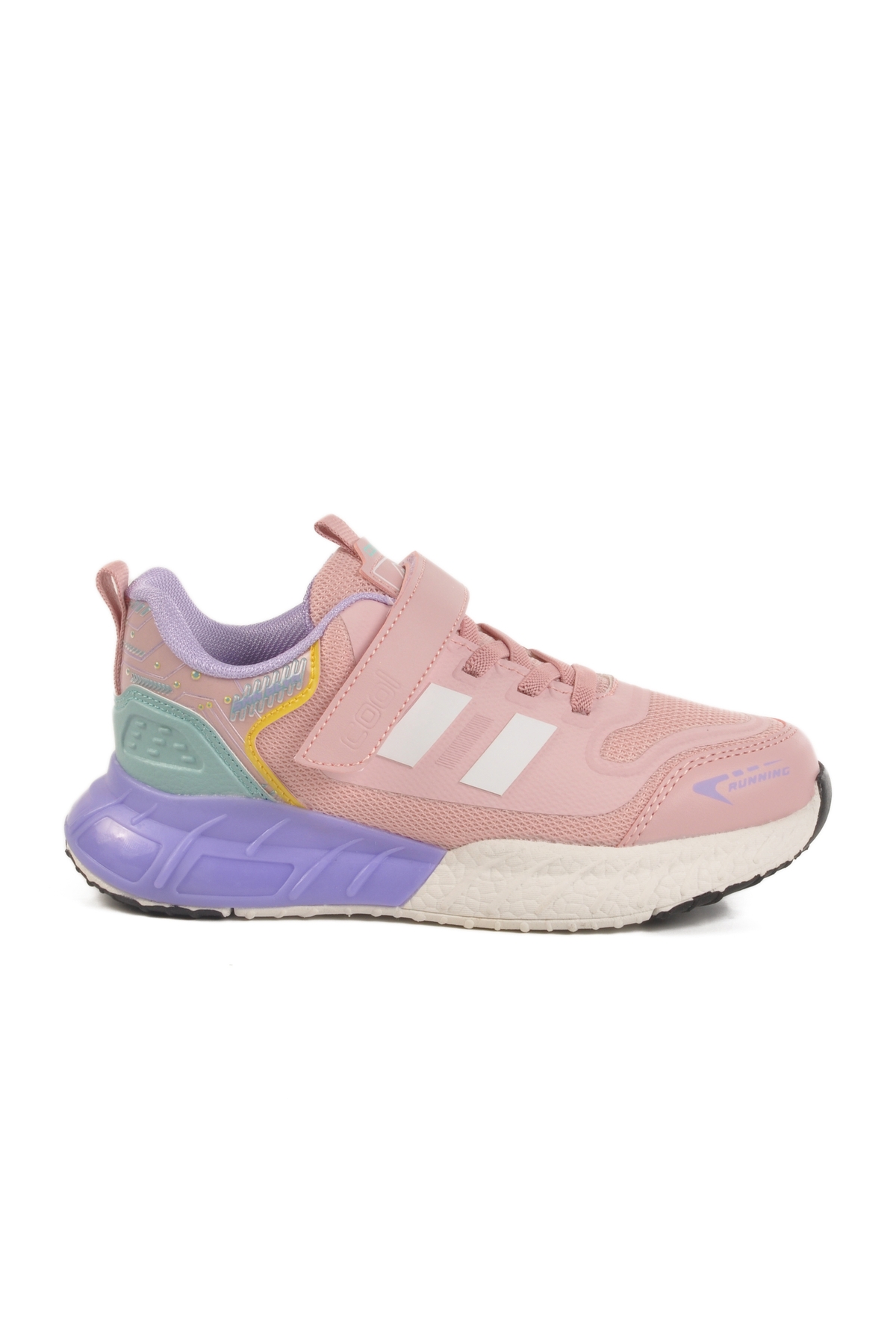 Aspor Pudra Cırtlı Kız Çocuk Spor Ayakkabı - Görsel 2