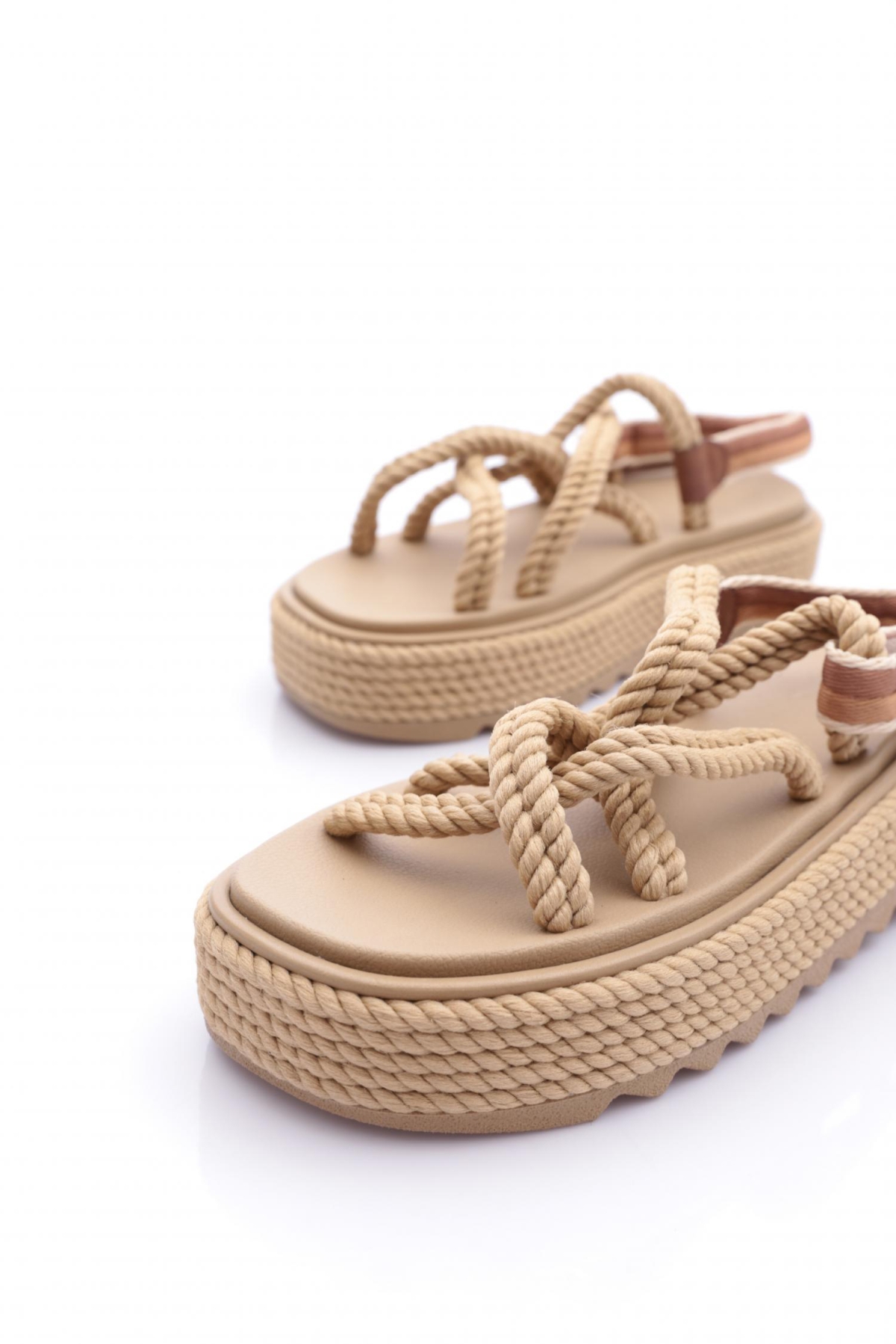 Chunky Platform Kadın Halat Sandalet - Görsel 5