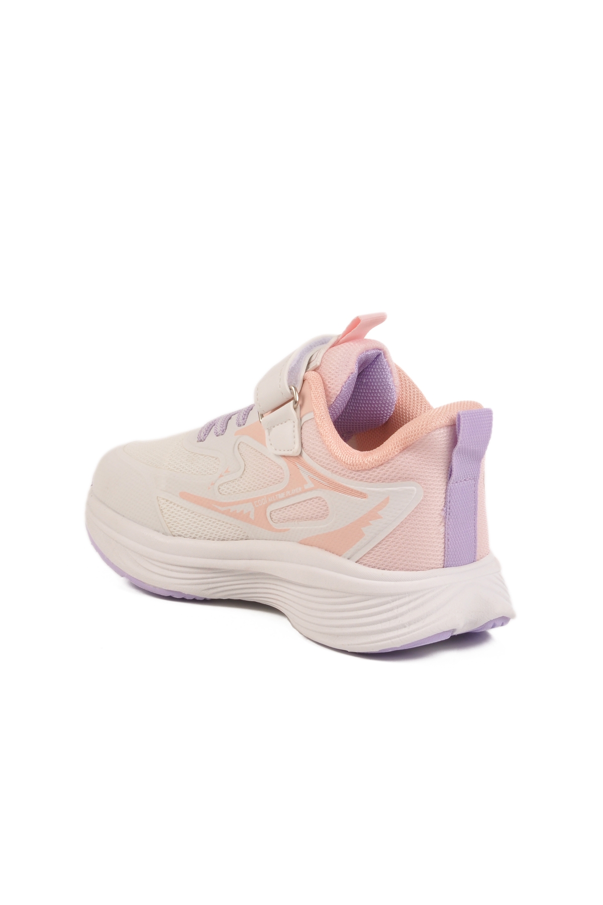 Somon Cırtlı Fileli Hafif Esnek Kız Çocuk Spor Ayakkabı Silva F - Görsel 5