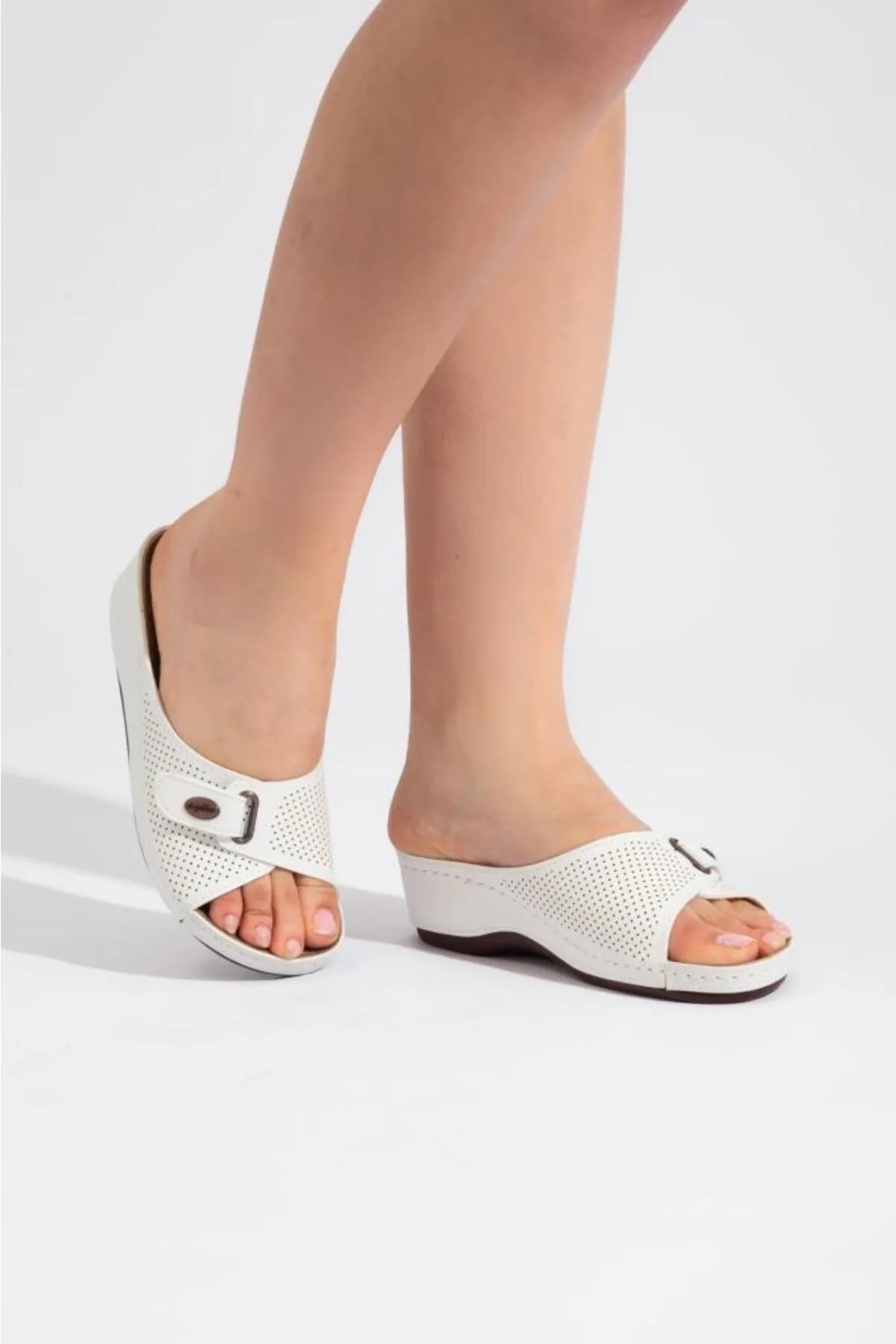 1855 Ortopedik Konfor Günlük Kadın Terlik - Görsel 7