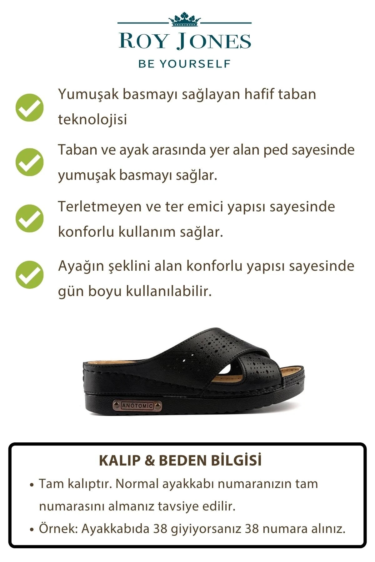 3025 Ortopedik Yumuşak Tabanlı Kadın Terlik - Görsel 4