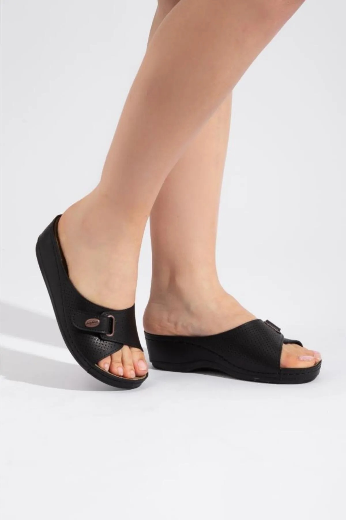 1855 Ortopedik Konfor Günlük Kadın Terlik - Görsel 6