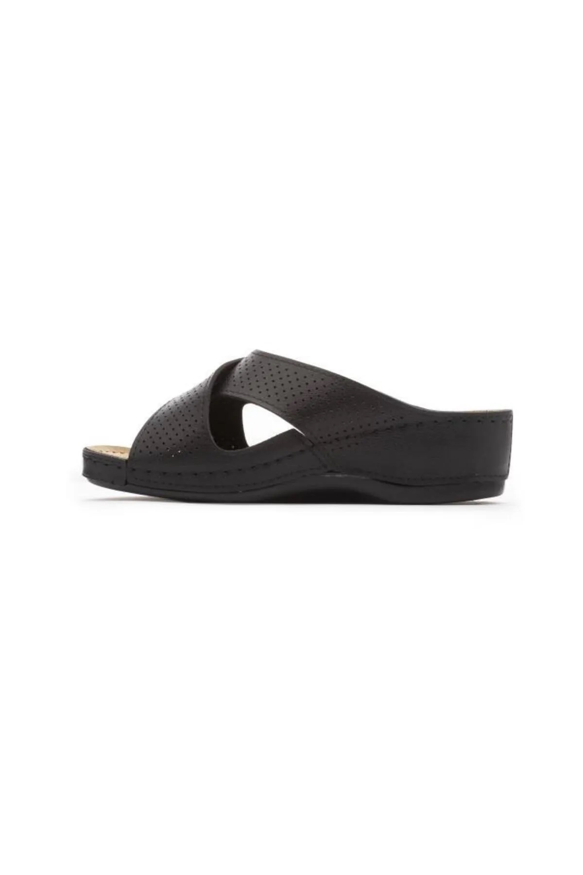 1850 Ortopedik Çapraz Cırtlı Kadın Terlik - Görsel 6