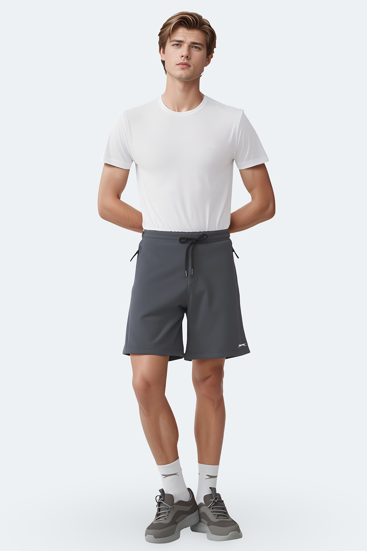 Slazenger VILTE Erkek Şort Koyu Gri