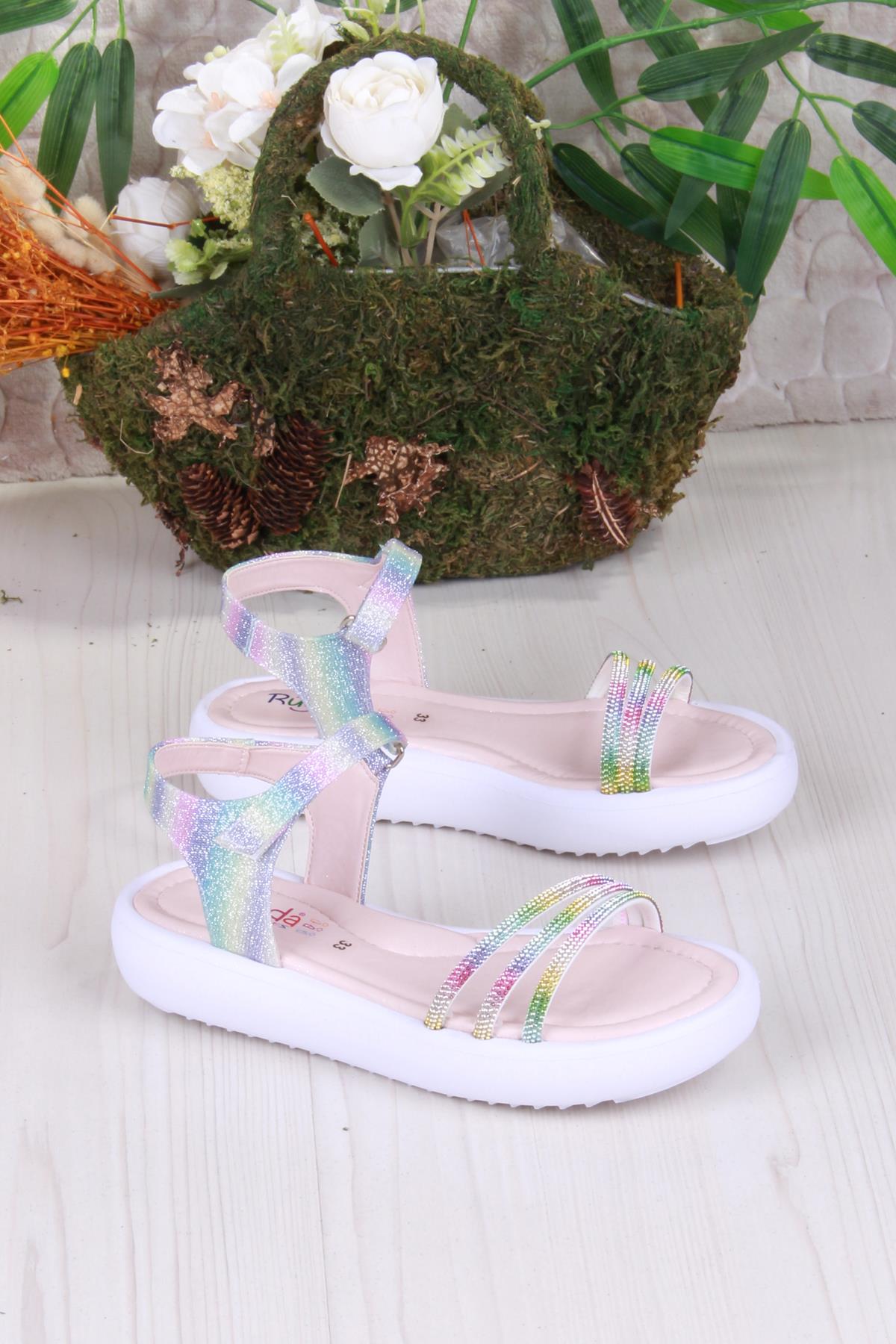 35574 Rüya Anatomik Rahat Kız Çocuk Sandalet - Görsel 2