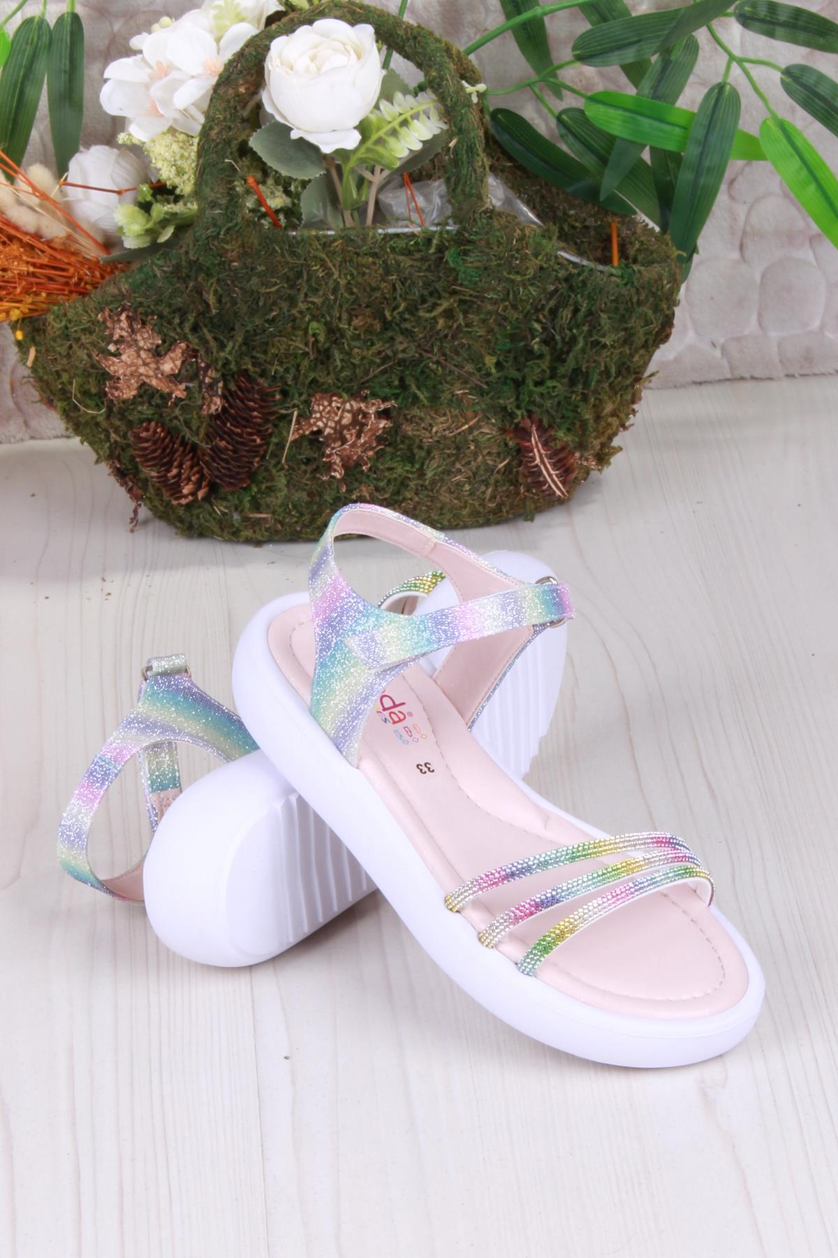 35574 Rüya Anatomik Rahat Kız Çocuk Sandalet - Görsel 5