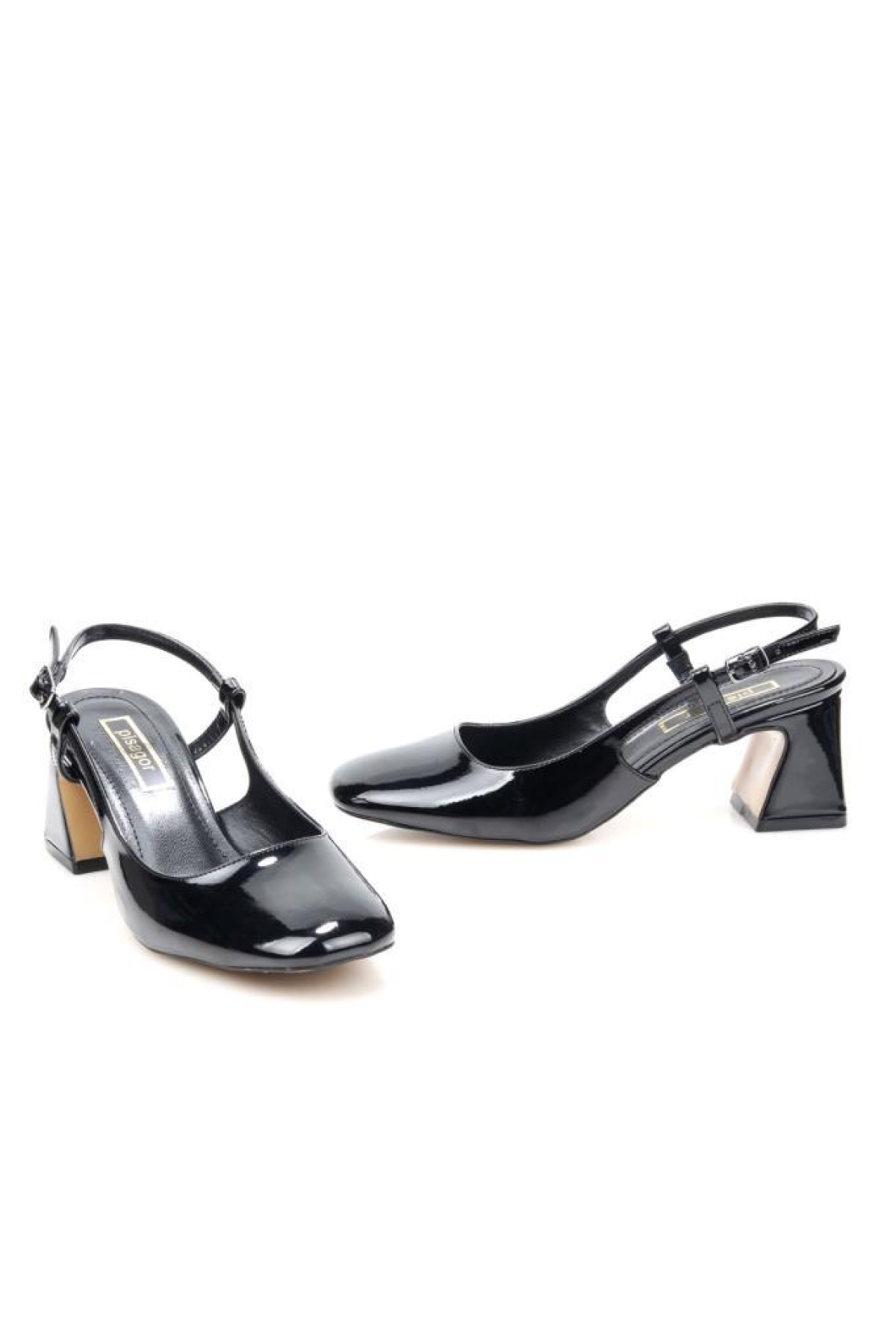 Pisagor Ps-33330 Kadın Klasik 6 Cm Topuklu Ayakkabı - Görsel 4