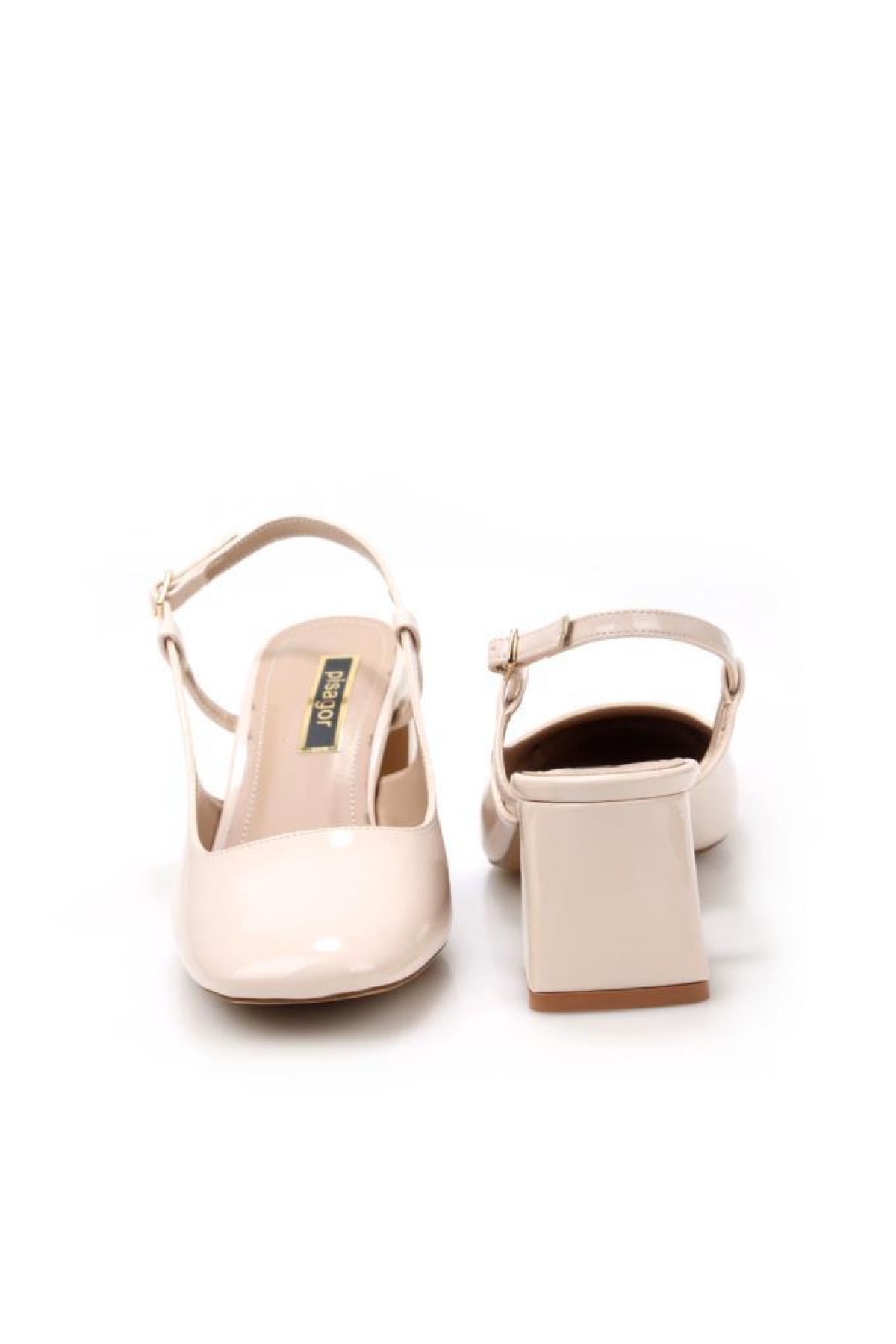 Pisagor Ps-33330 Kadın Klasik 6 Cm Topuklu Ayakkabı - Görsel 4