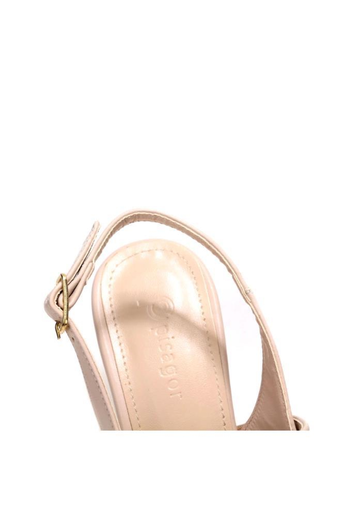 Pisagor Ps-32670 Kadın Arkası Açık Topuklu Ayakkabı - Görsel 6