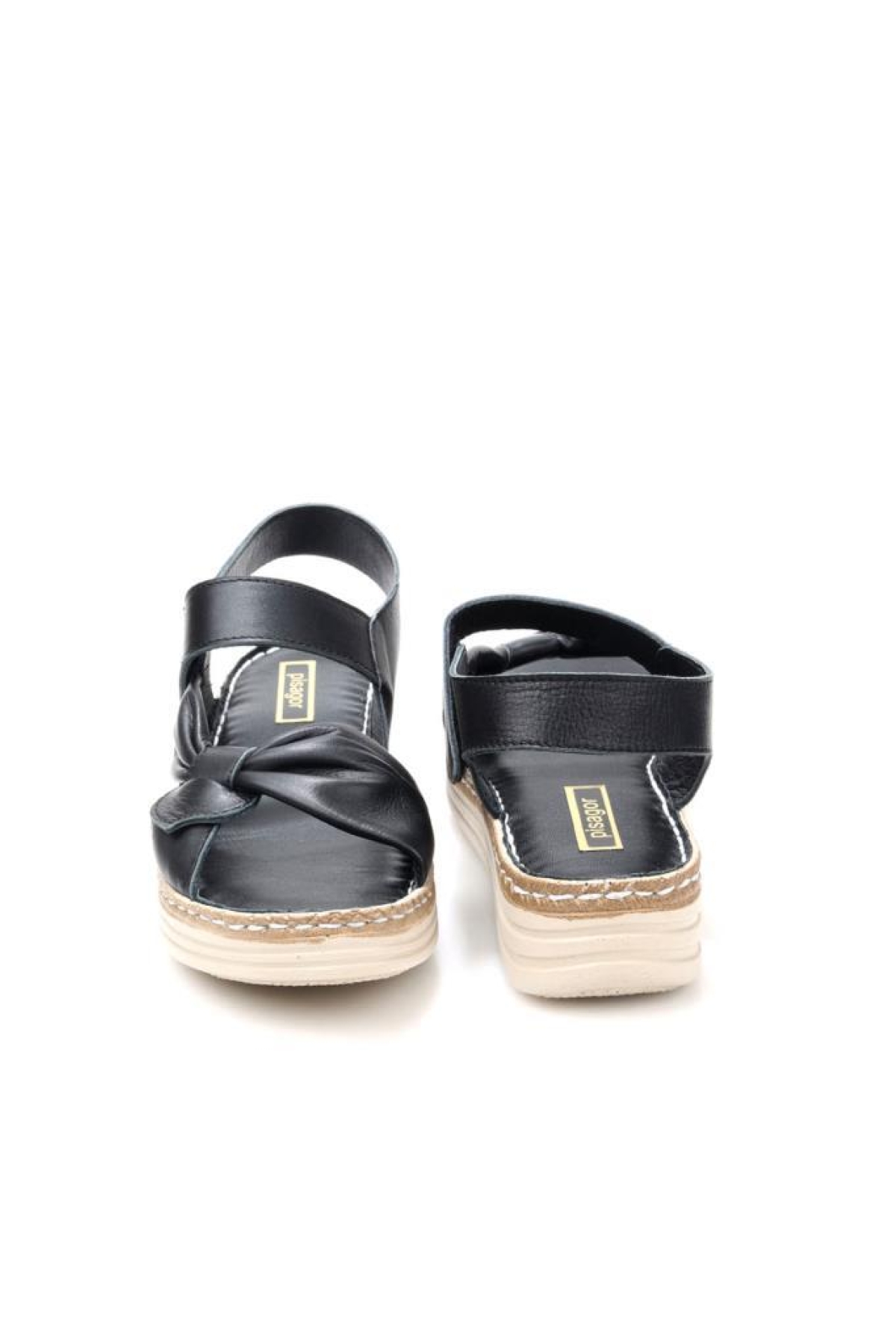 Pisagor Ps-32720 Kadın Ortopedik Deri Sandalet - Görsel 6