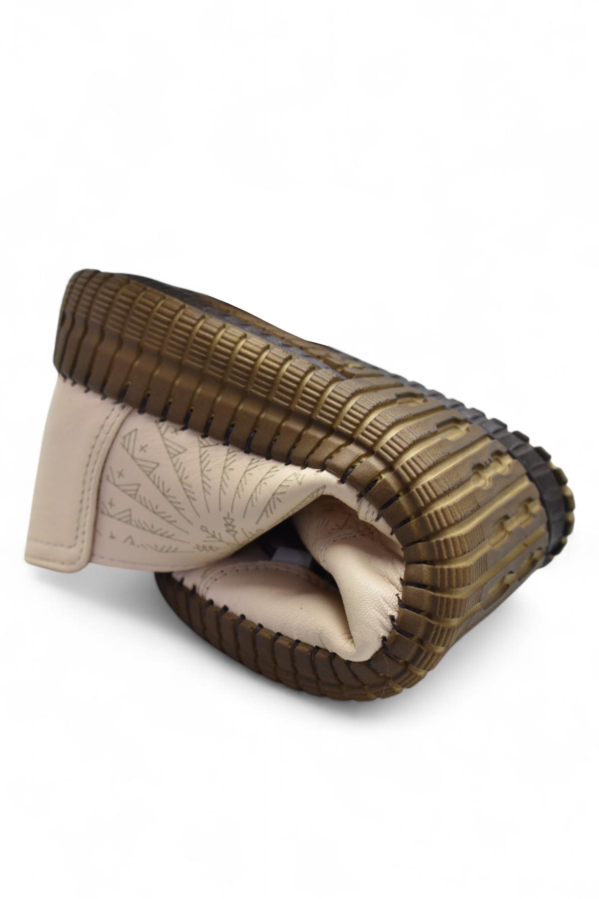 6000 TAM ORTOPEDİK Taban Hakiki Deri Kadın Günlük Ayakkabı - Görsel 6