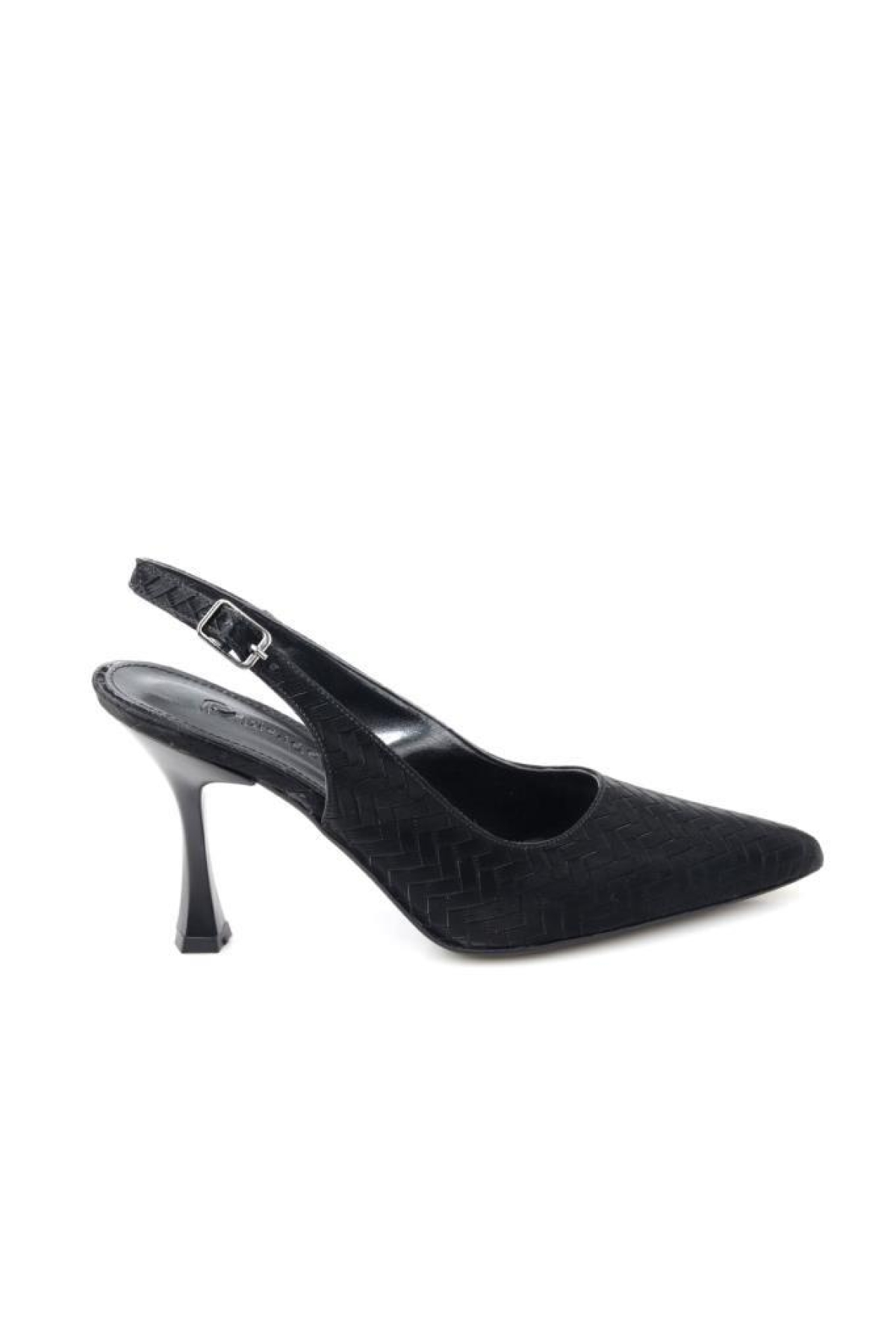 Pisagor Ps-32650 8,5 Cm Topuklu Kadın Arkası Açık Stiletto Ayakkabı - Görsel 2