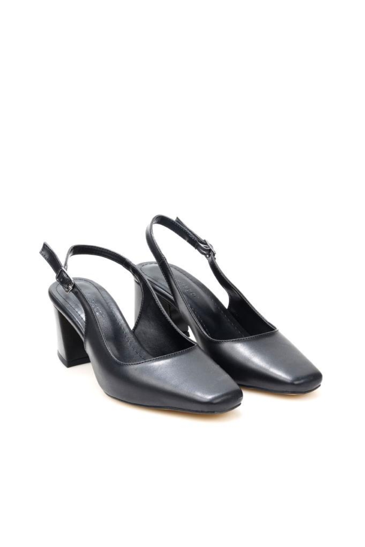 Pisagor Ps-32590 Kadın Arkası Açık Topuklu Ayakkabı - Görsel 3