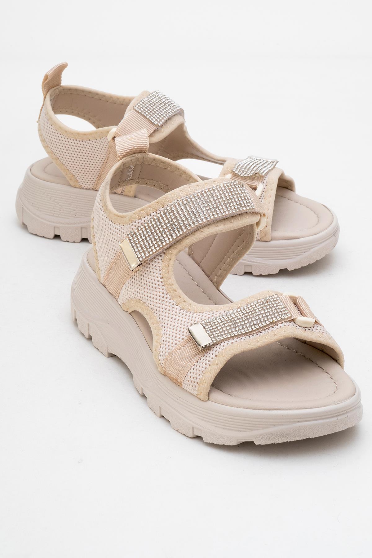 Kadın Sandalet BEJ - Görsel 2