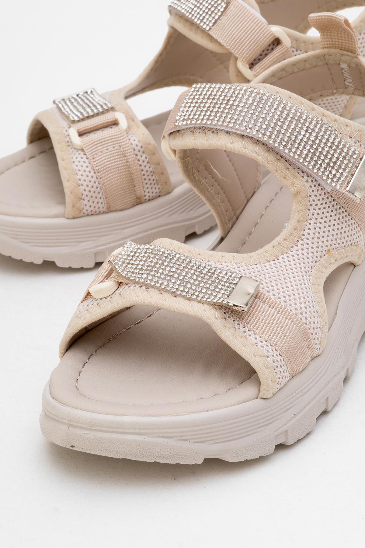 Kadın Sandalet BEJ - Görsel 4