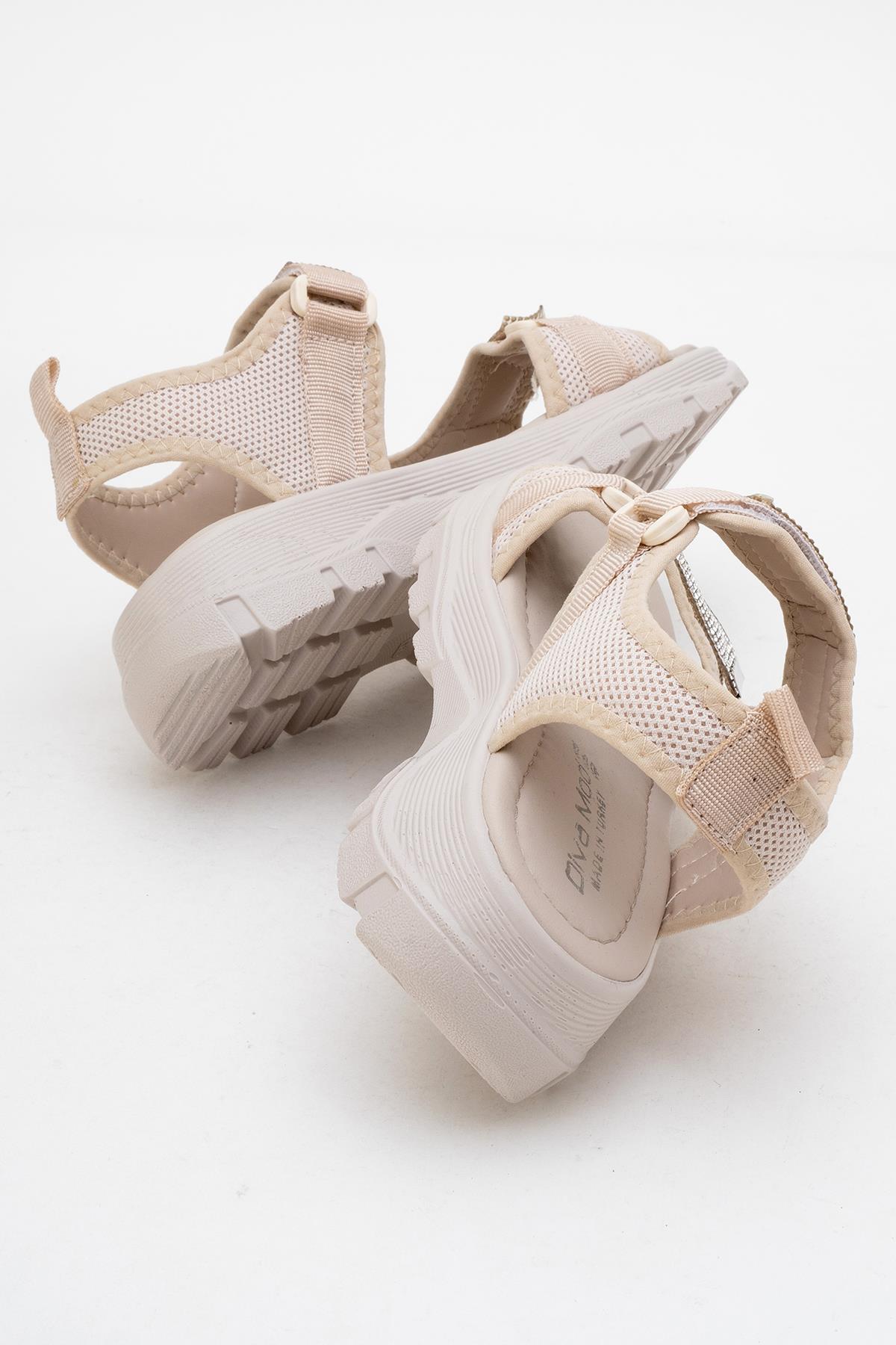 Kadın Sandalet BEJ - Görsel 5