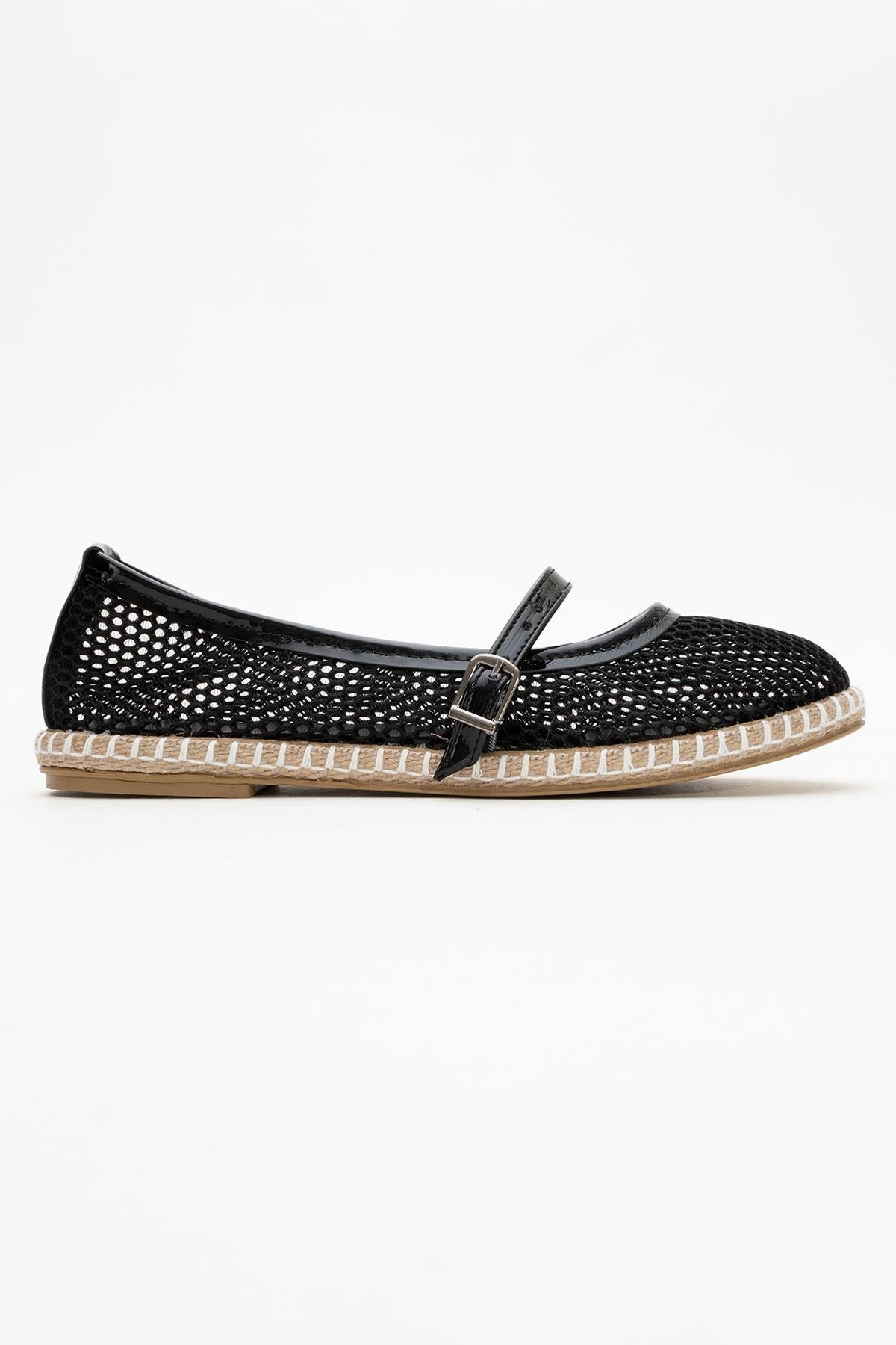 Fileli Kutlu Tek Biyeli Kadın Babet SİYAH - Görsel 3