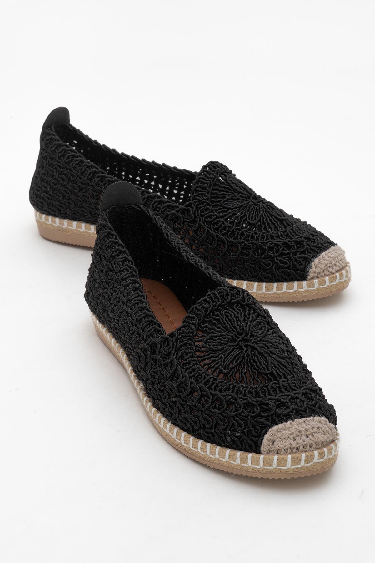 Kadın Örgü Model Babet SİYAH - Görsel 2