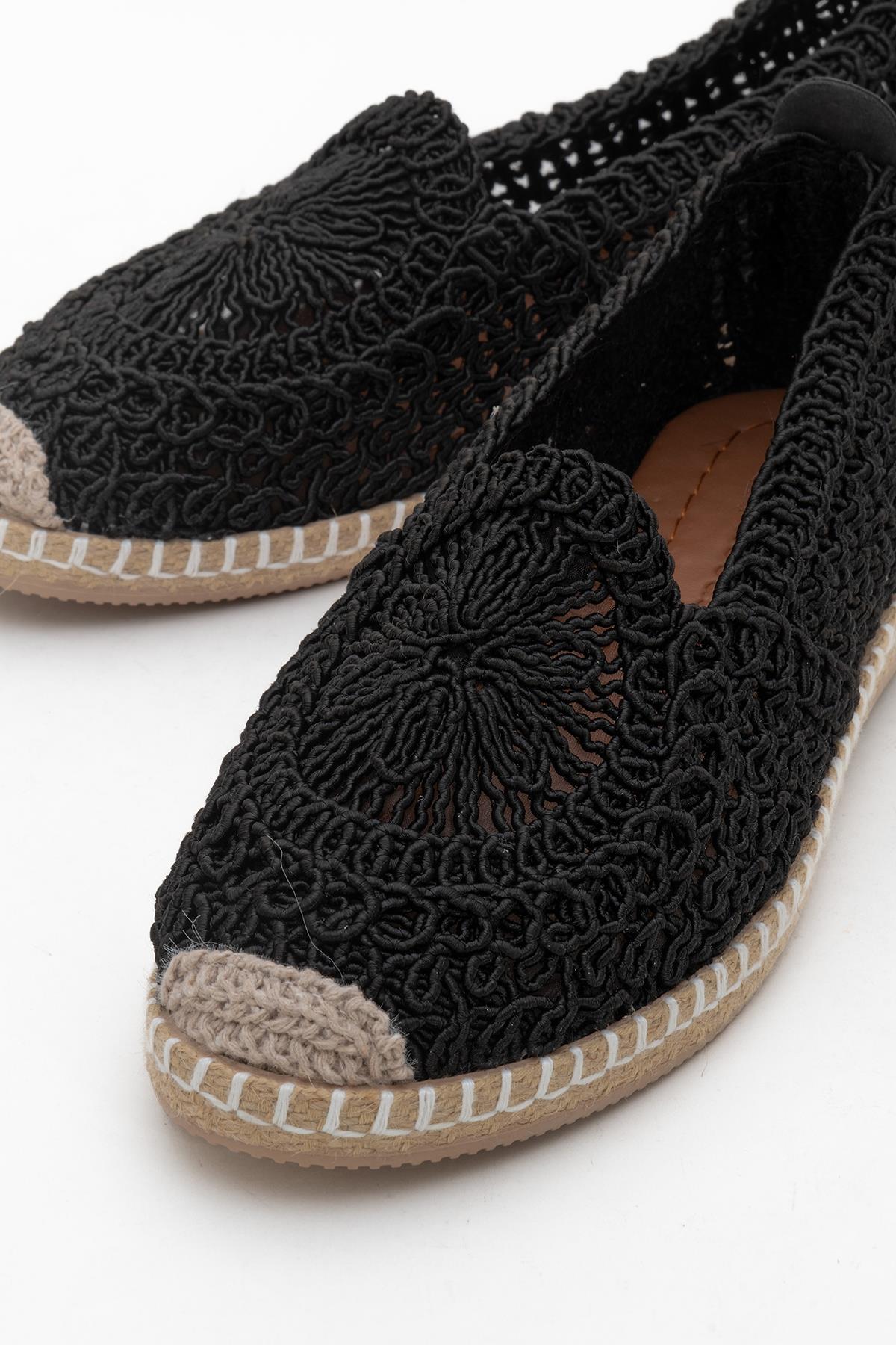 Kadın Örgü Model Babet SİYAH - Görsel 4