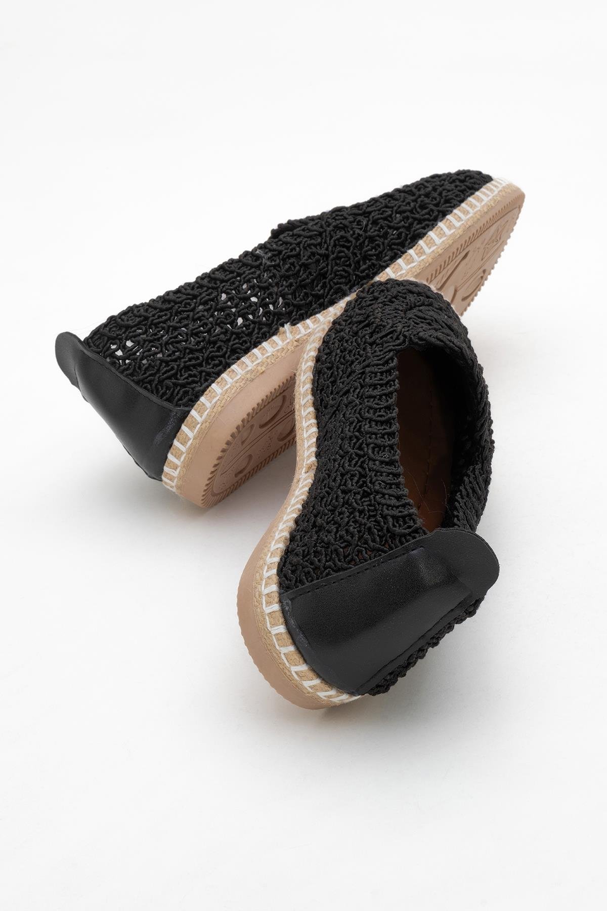 Kadın Örgü Model Babet SİYAH - Görsel 5