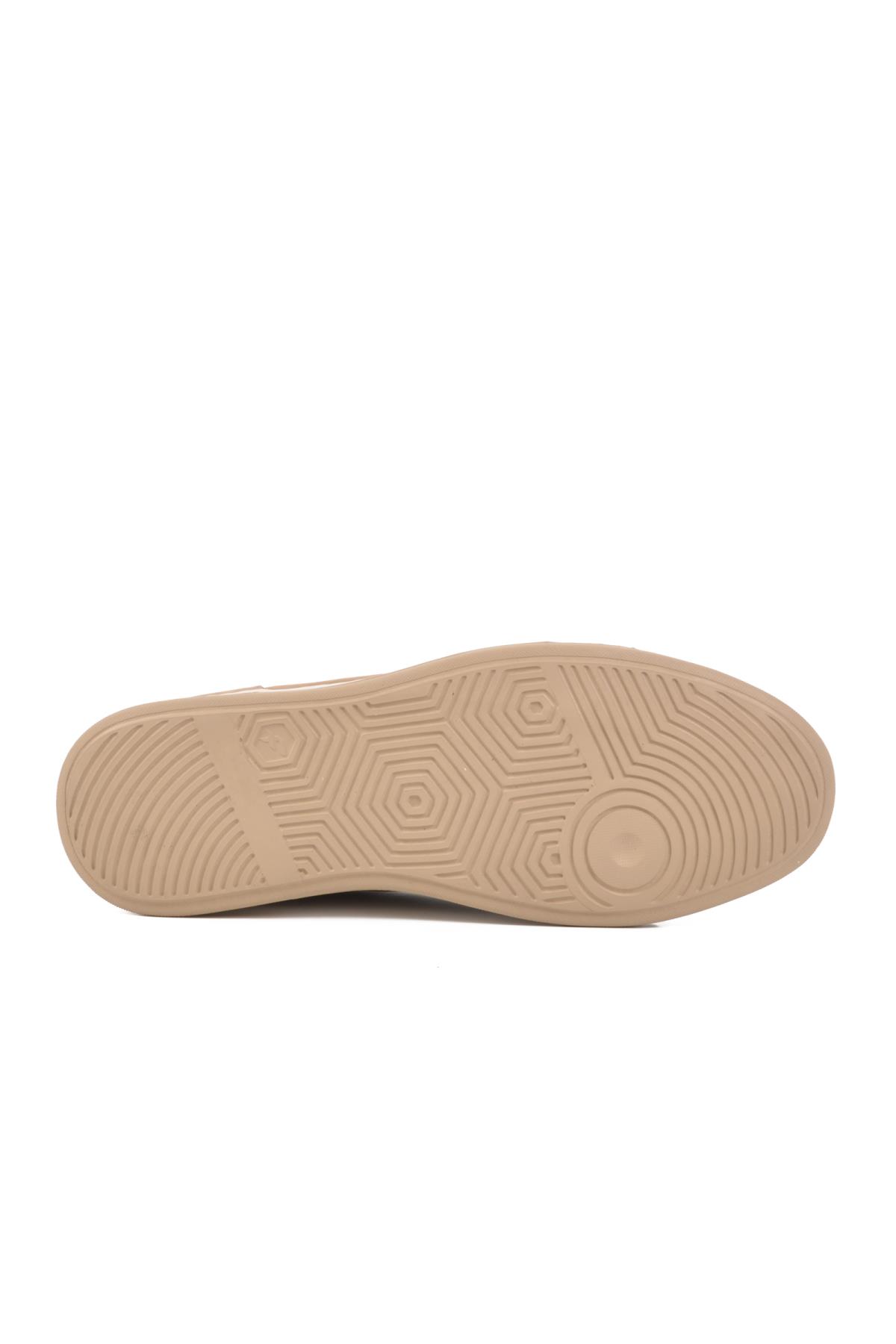 Kum Nubuk Hakiki Deri Erkek Sneaker 2516 M - Görsel 6