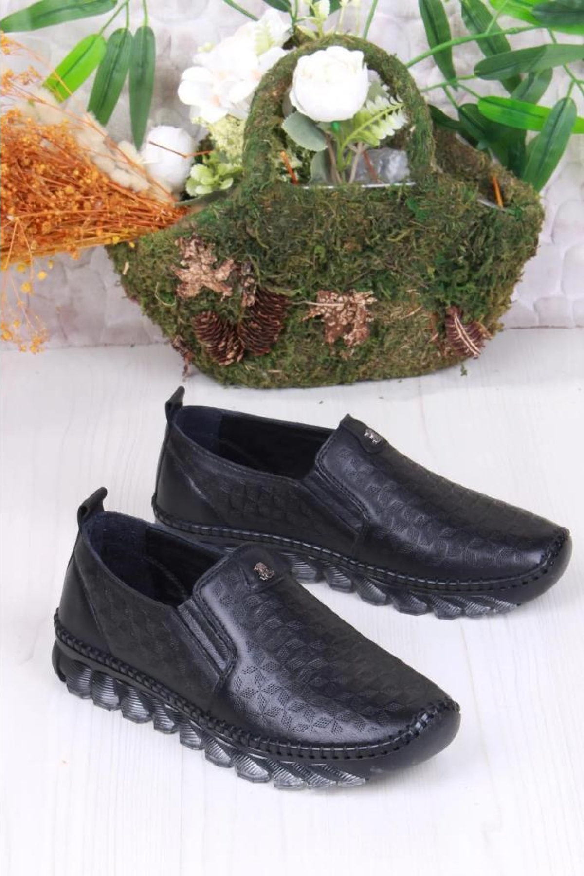 Pisagor Ps-33010 Ortopedik Kadın Günlük Hakiki Deri Ayakkabı - Görsel 4