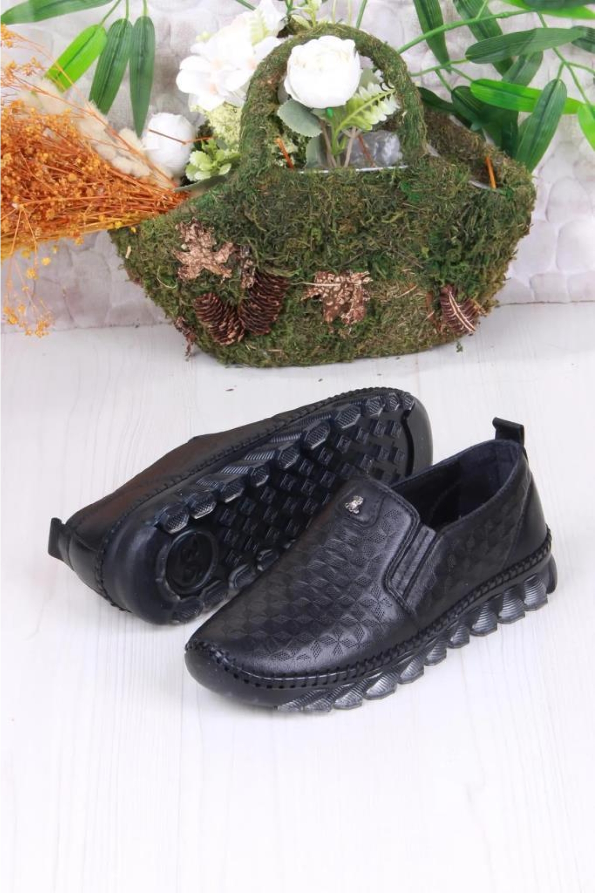 Pisagor Ps-33010 Ortopedik Kadın Günlük Hakiki Deri Ayakkabı - Görsel 5