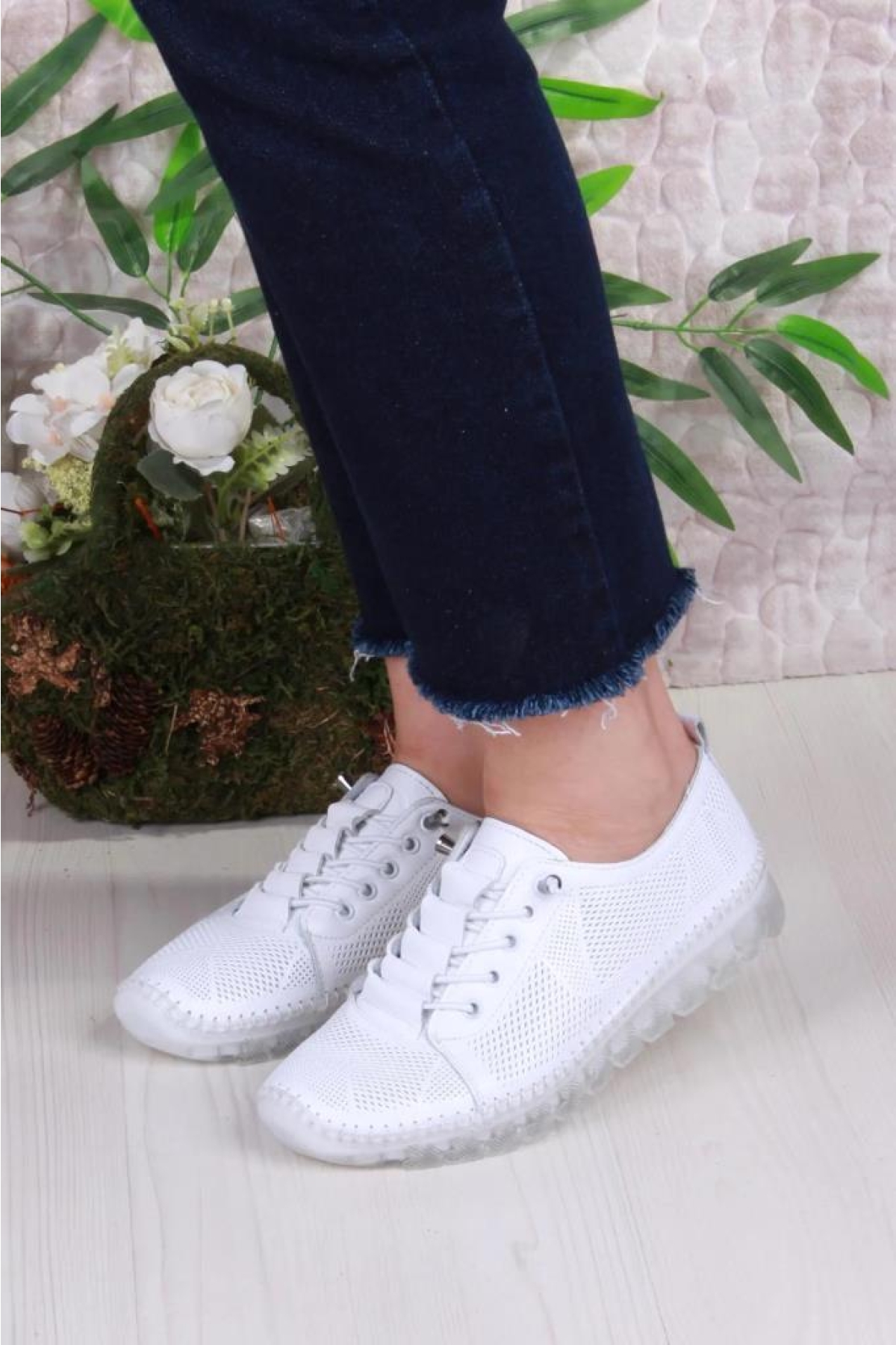 Pisagor Ps-33040 Ortopedik Kadın Günlük Hakiki Deri Ayakkabı - Görsel 3