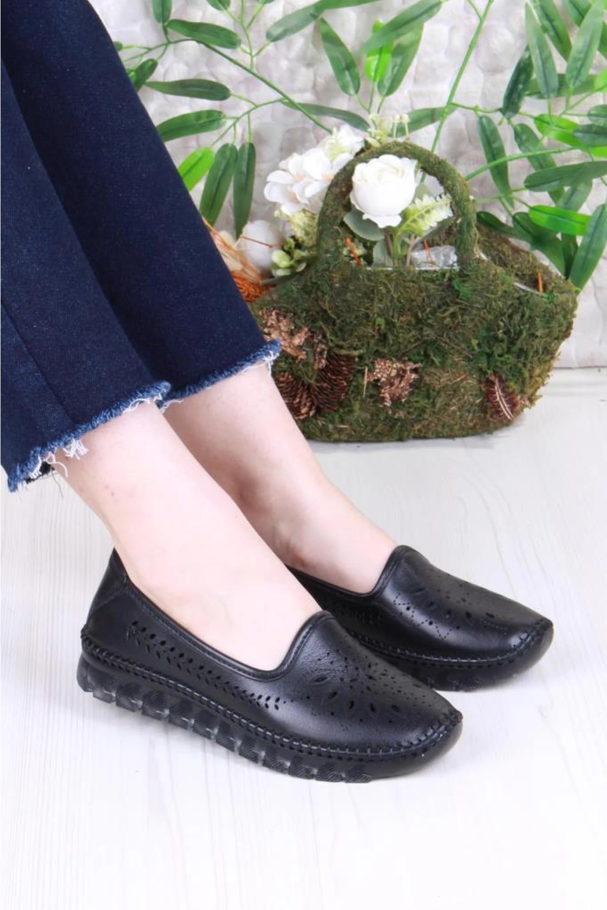 Pisagor Ps-32970 Ortopedik Kadın Günlük Hakiki Deri Ayakkabı - Görsel 2