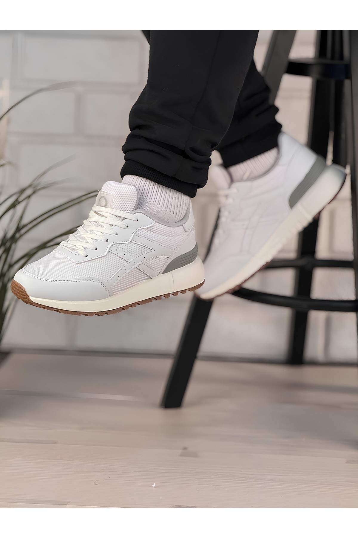 Kadın Sneaker Ayakkabı Beyaz - Görsel 3