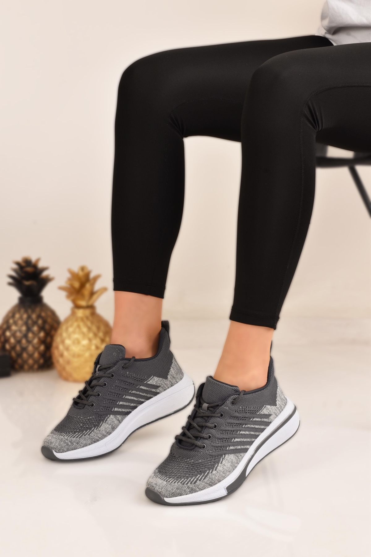 Kadın Günlük Yürüyüş Koşu Spor Ayakkabı Sneaker - Görsel 3