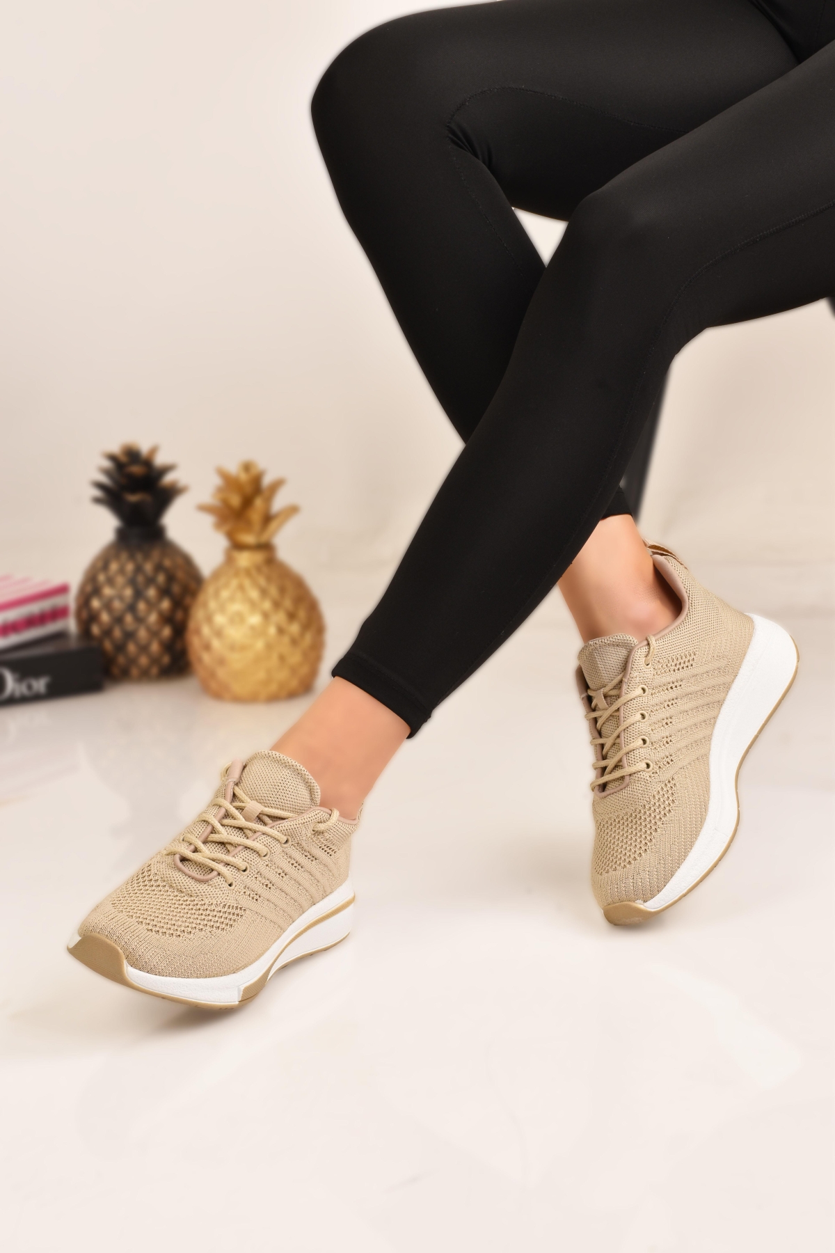 Kadın Günlük Yürüyüş Koşu Spor Ayakkabı Sneaker - Görsel 3