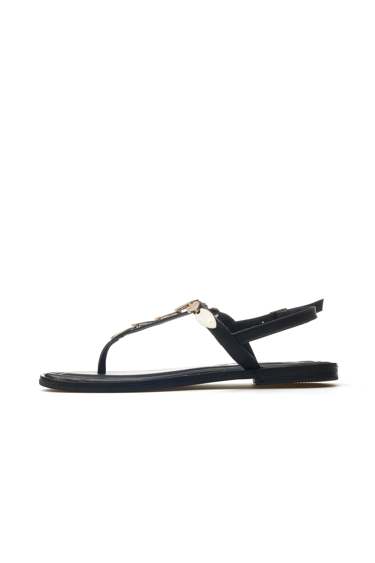 Kadın Toka Detaylı Parmak Arası Sandalet 25y 25161300y Z Siyah - Görsel 3