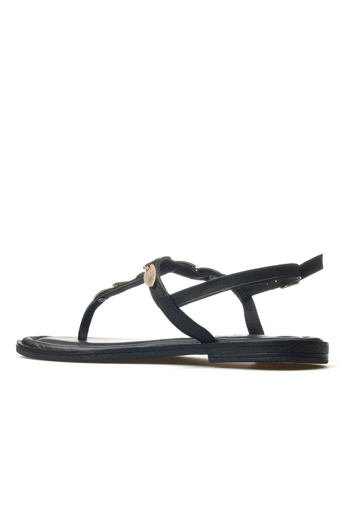 Kadın Toka Detaylı Parmak Arası Sandalet 25y 25161300y Z Siyah - Görsel 4